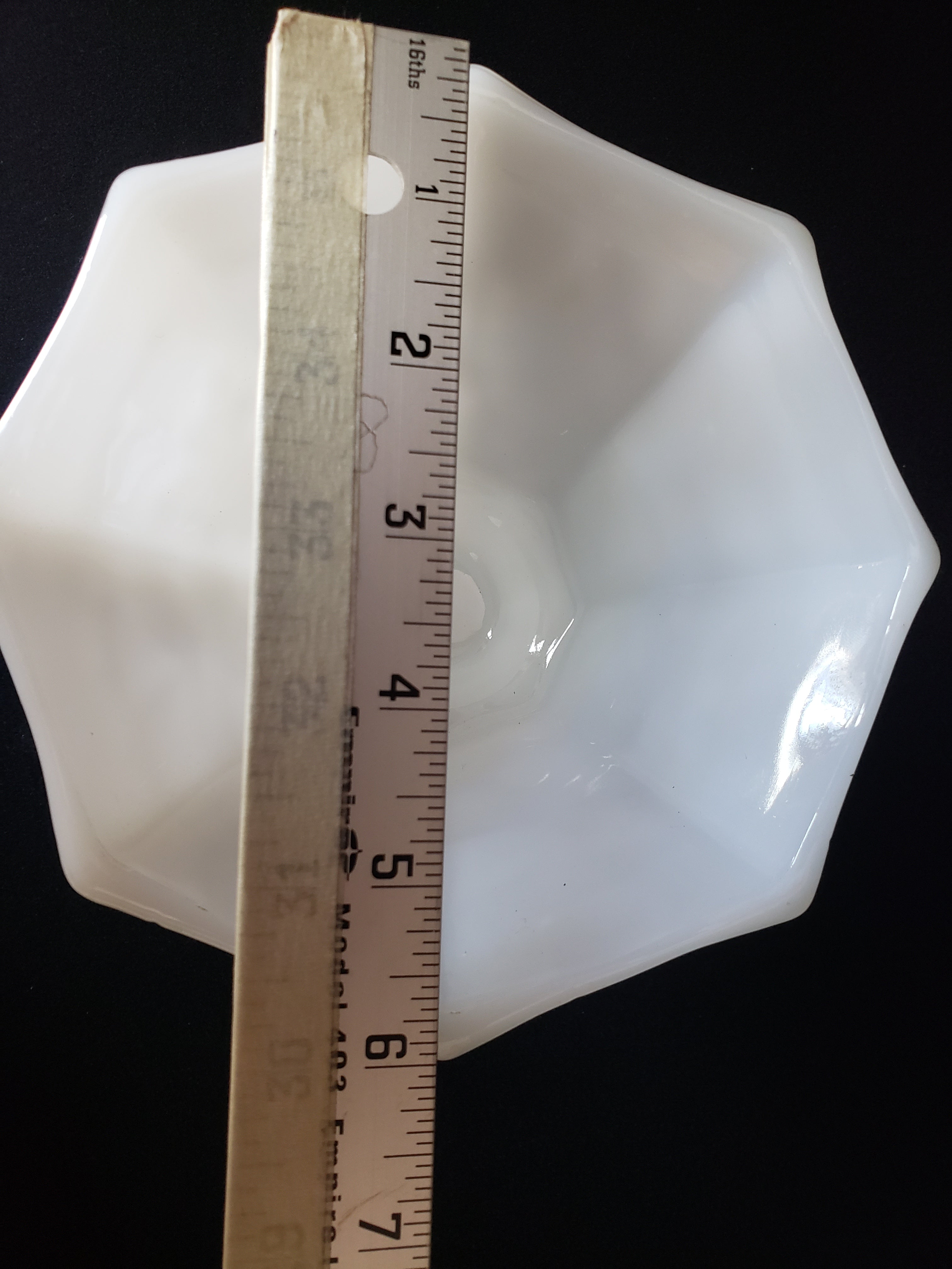 Vintage Milk Glass Candy Container Grape Design with Lid (lot 2219)