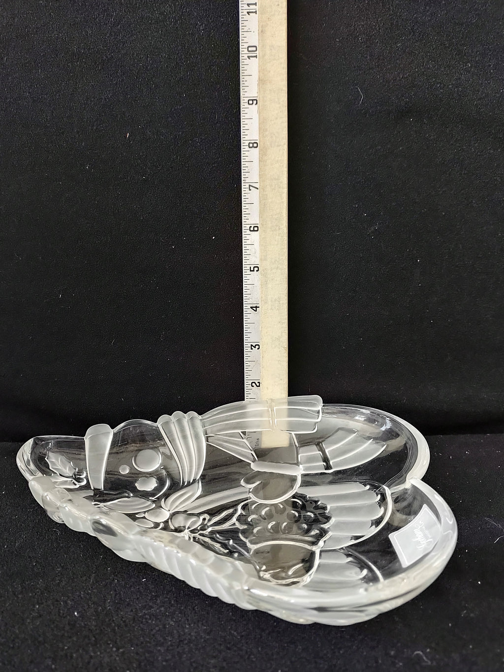 Vintage Gorham Holiday Traditions Snowy Sweethearts 8.5" Candy Dish (Lot 3815)