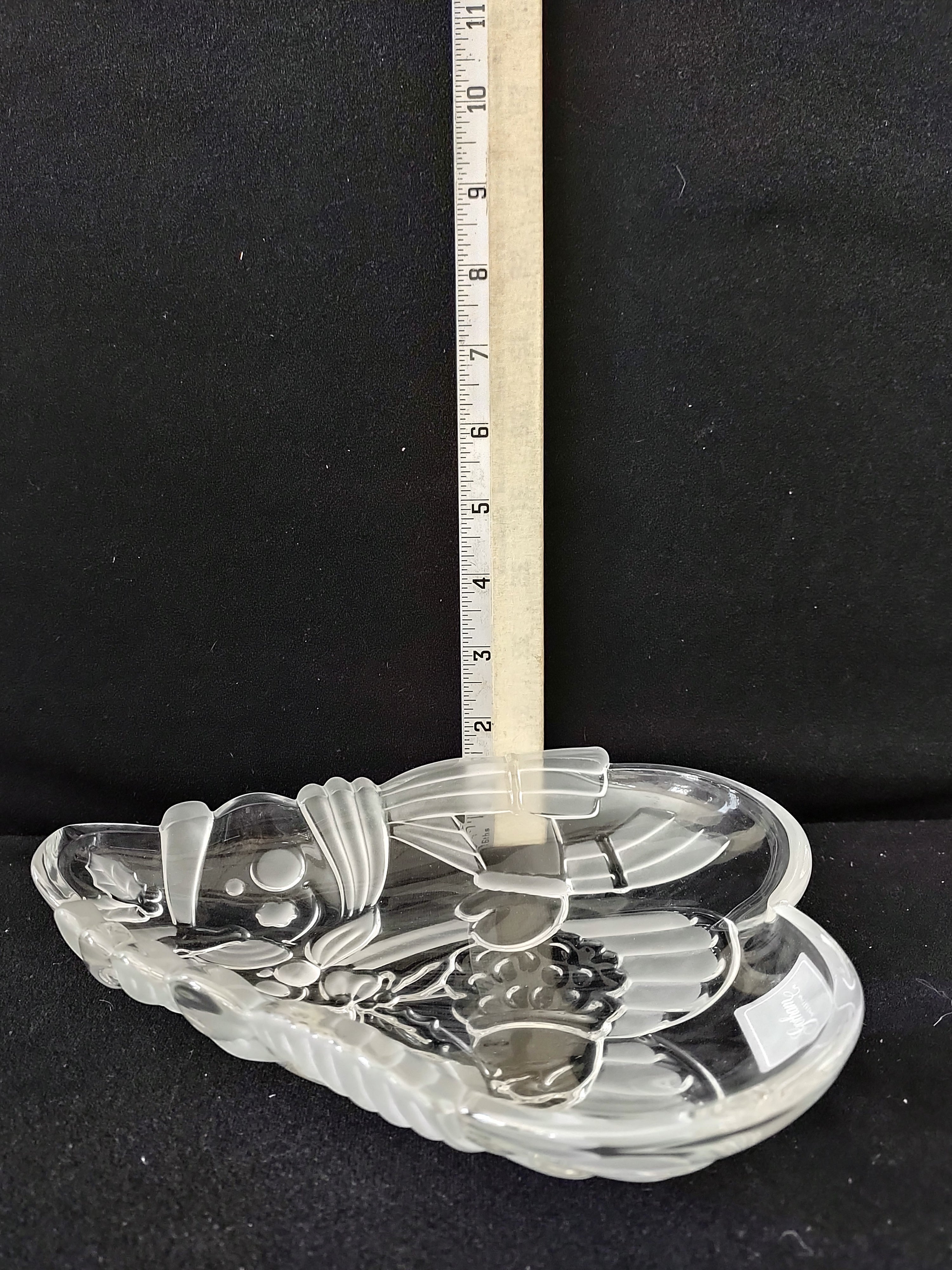 Vintage Gorham Holiday Traditions Snowy Sweethearts 8.5" Candy Dish (Lot 3815)