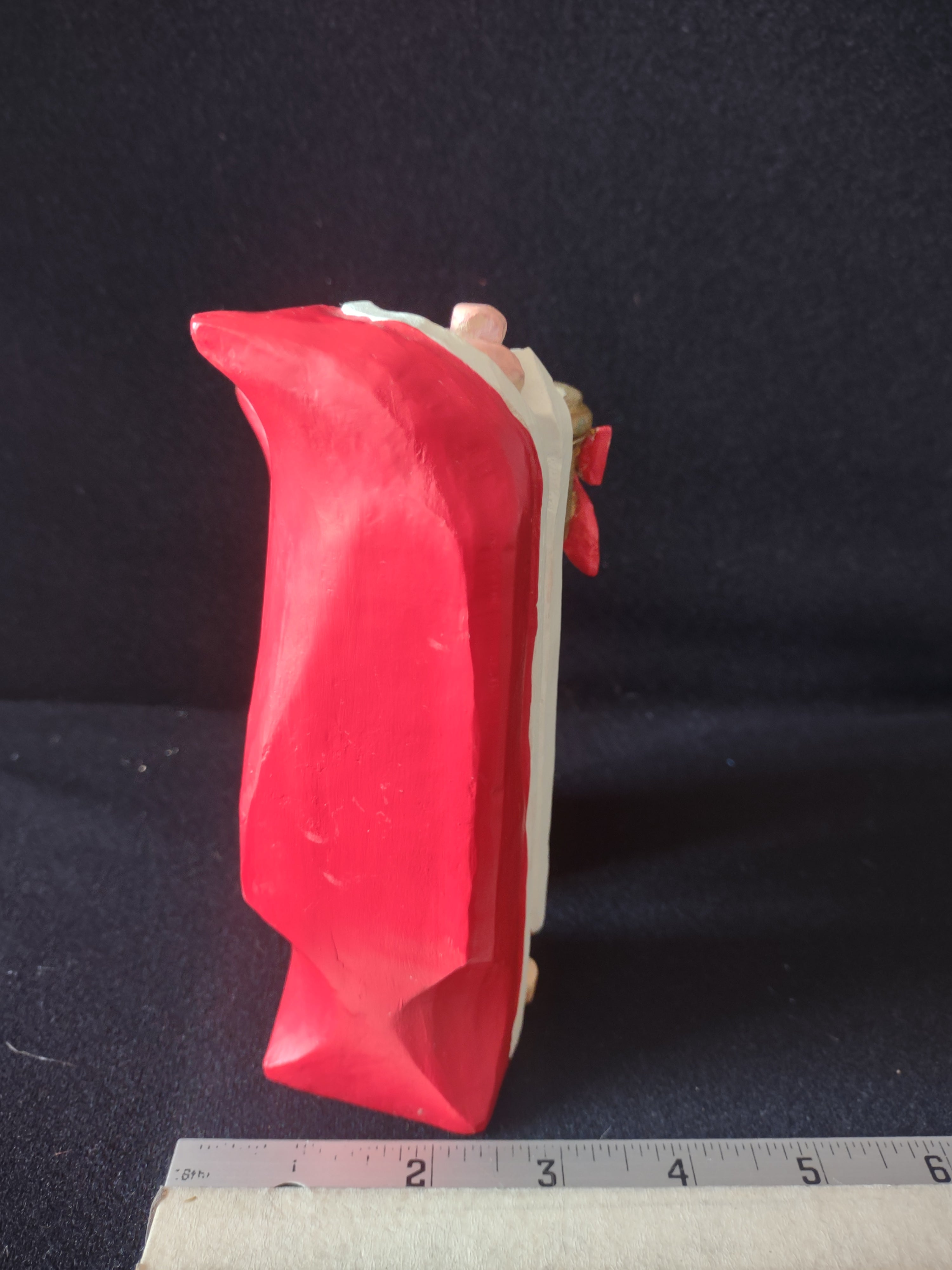 Vintage Christmas Department 56 Two Barefoot Santas Taper Candle Holder (Lot4551