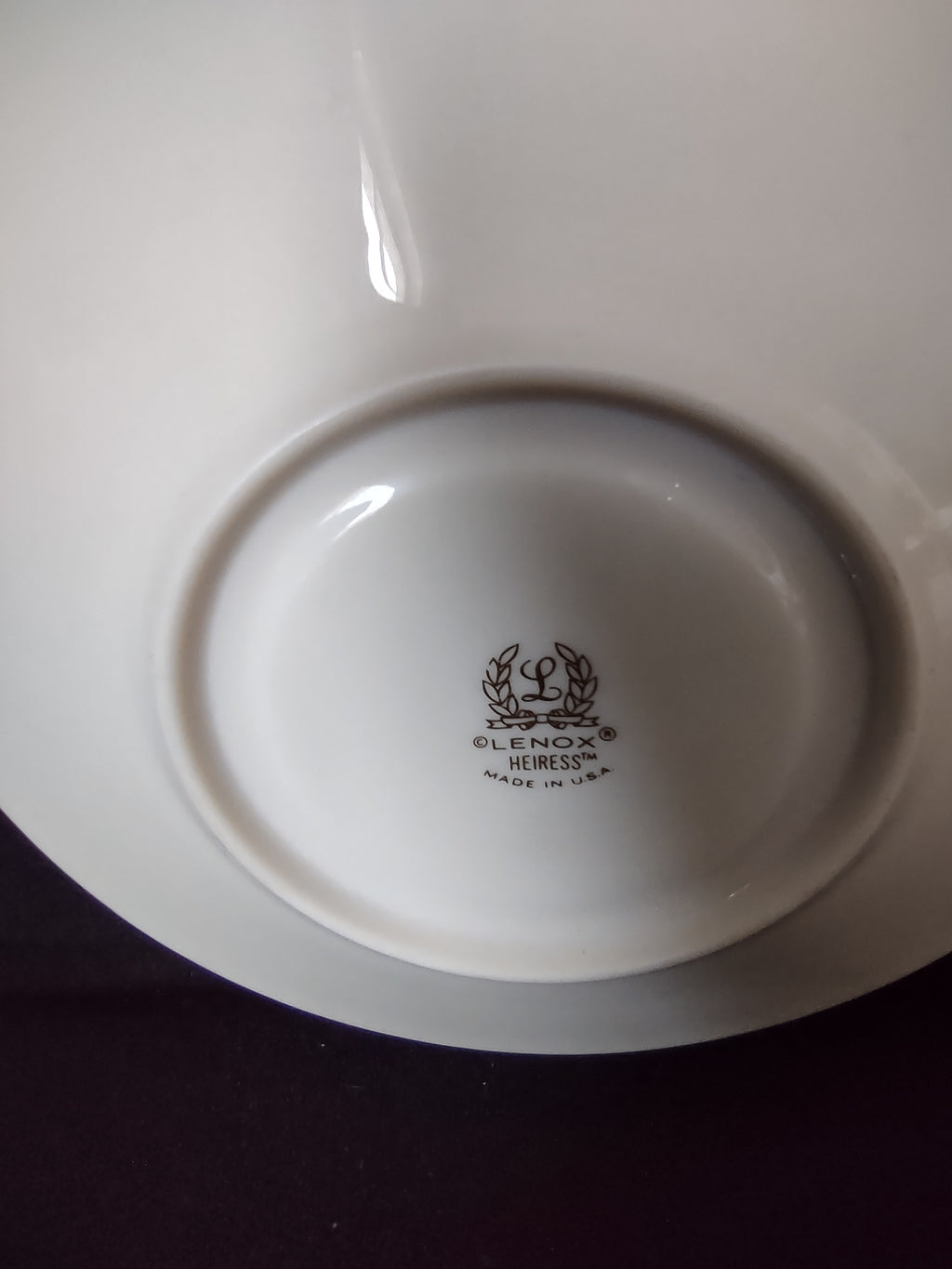 Vintage Lenox Heirless Saucer ONLY (lot 1875)