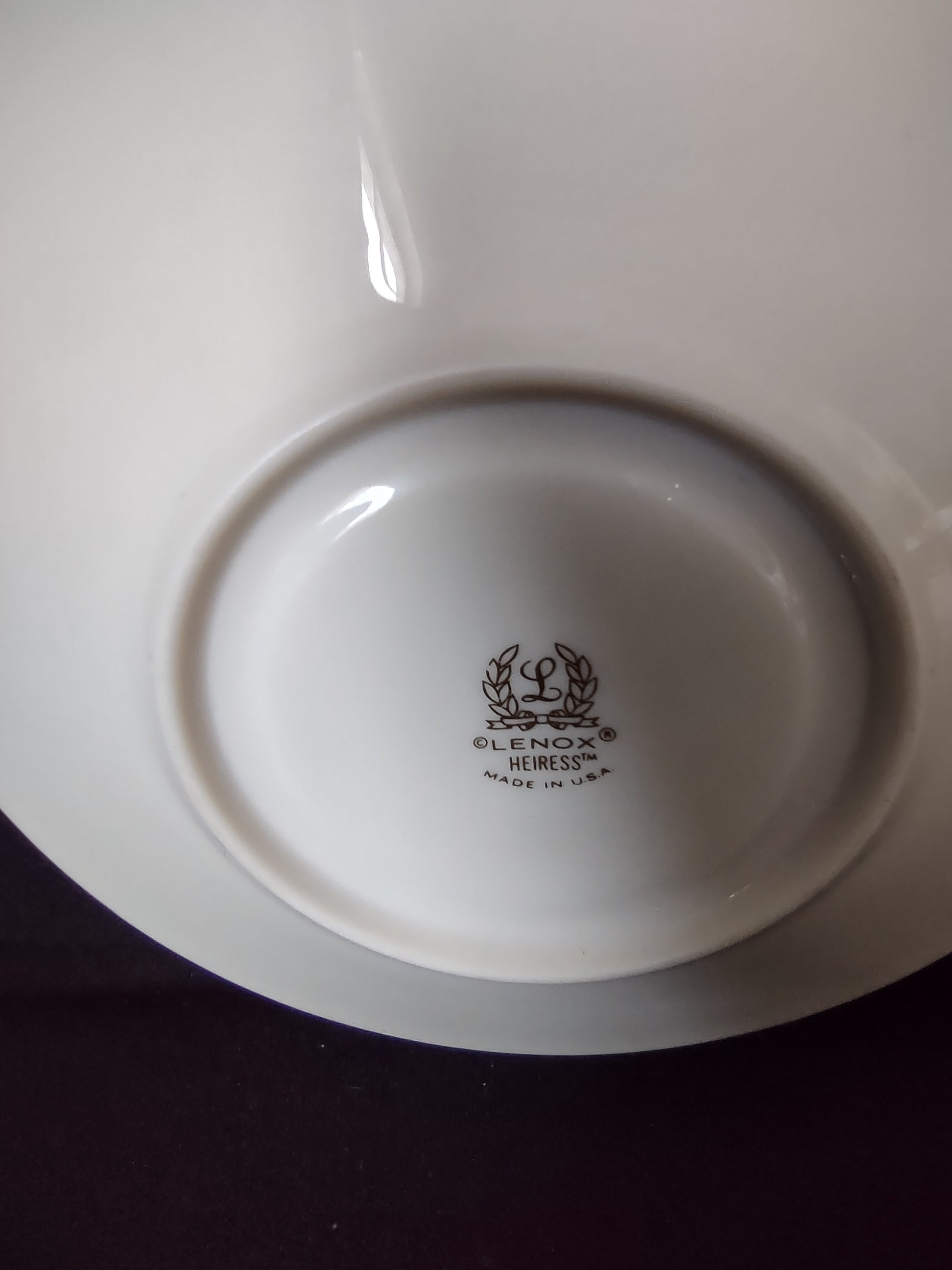 Vintage Lenox Heirless Saucer ONLY (lot 1875)