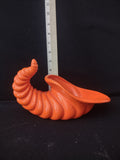 Thanksgiving/Fall Orange Atlantic Mold Cornucopia (Lot 3393)