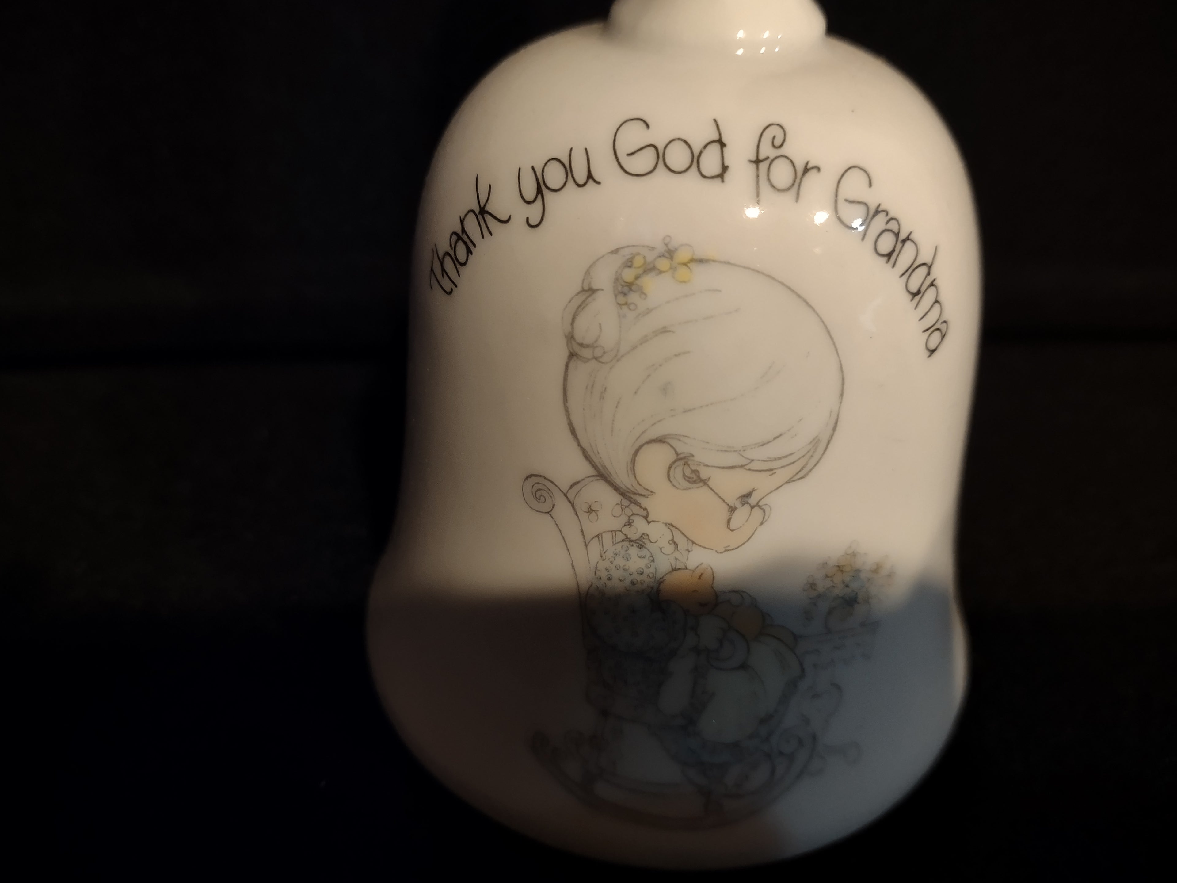 Precious Moments Thank You God for Grandma Bell (lot 2447)