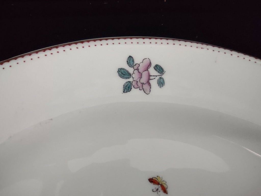 034 Vintage Bone China Platter Reproduction of Early Worcester Chinese Motiv