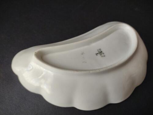 Vintage Haviland Limoges Bone Dish Flower Gold Trim (lot 785)