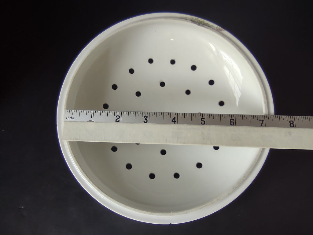 Haviland France Limoges Pancake Lid ONLY Floral Round 7" IMPERFECT (lot 1024)