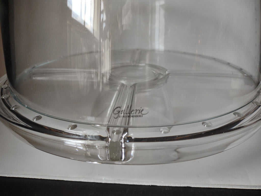 Luigi Bormioli Cake Platter Dome Cover Chip n' Dip Punch Bowl (lot 3026t)