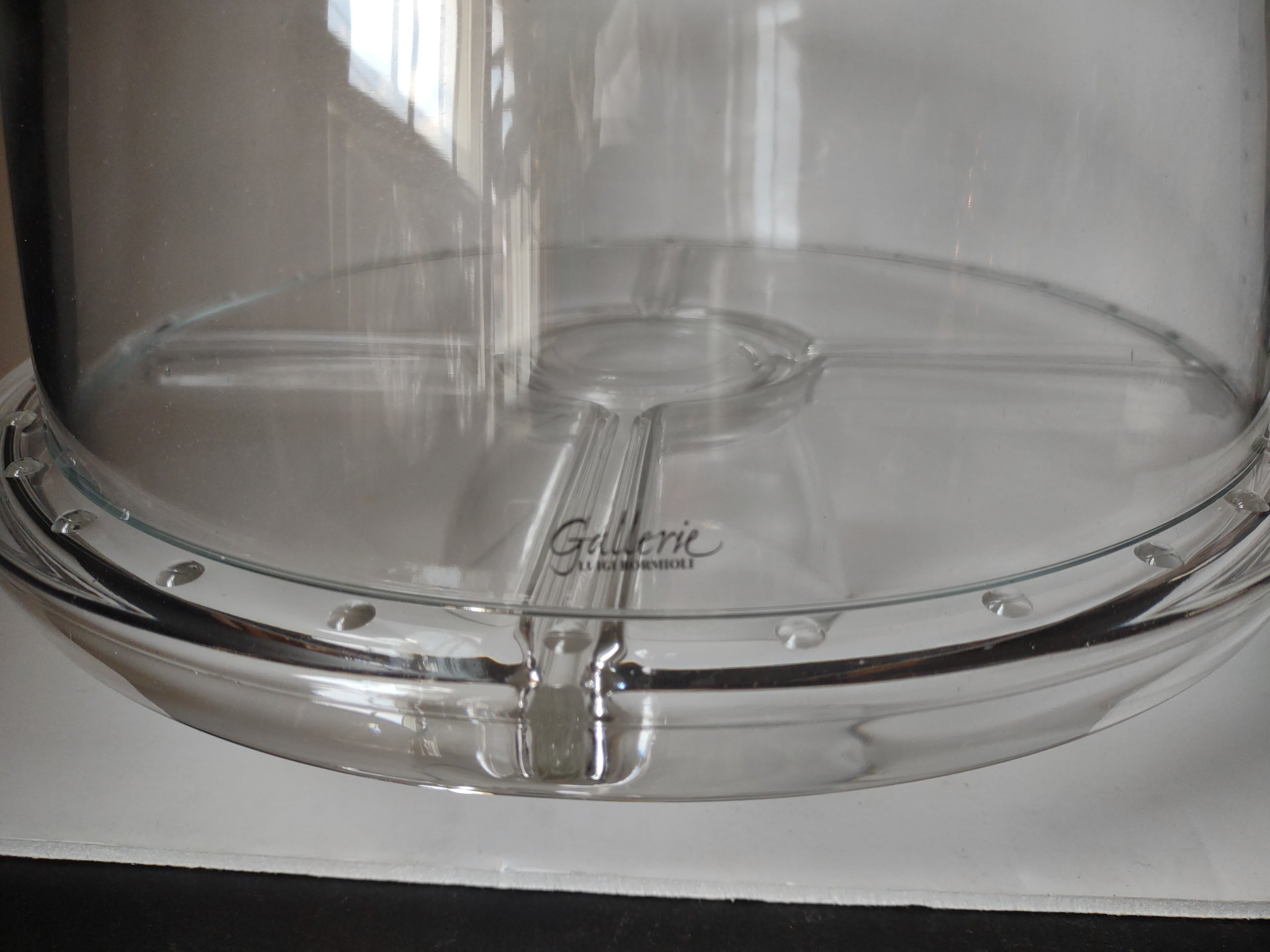 Luigi Bormioli Cake Platter Dome Cover Chip n' Dip Punch Bowl (lot 3026t)