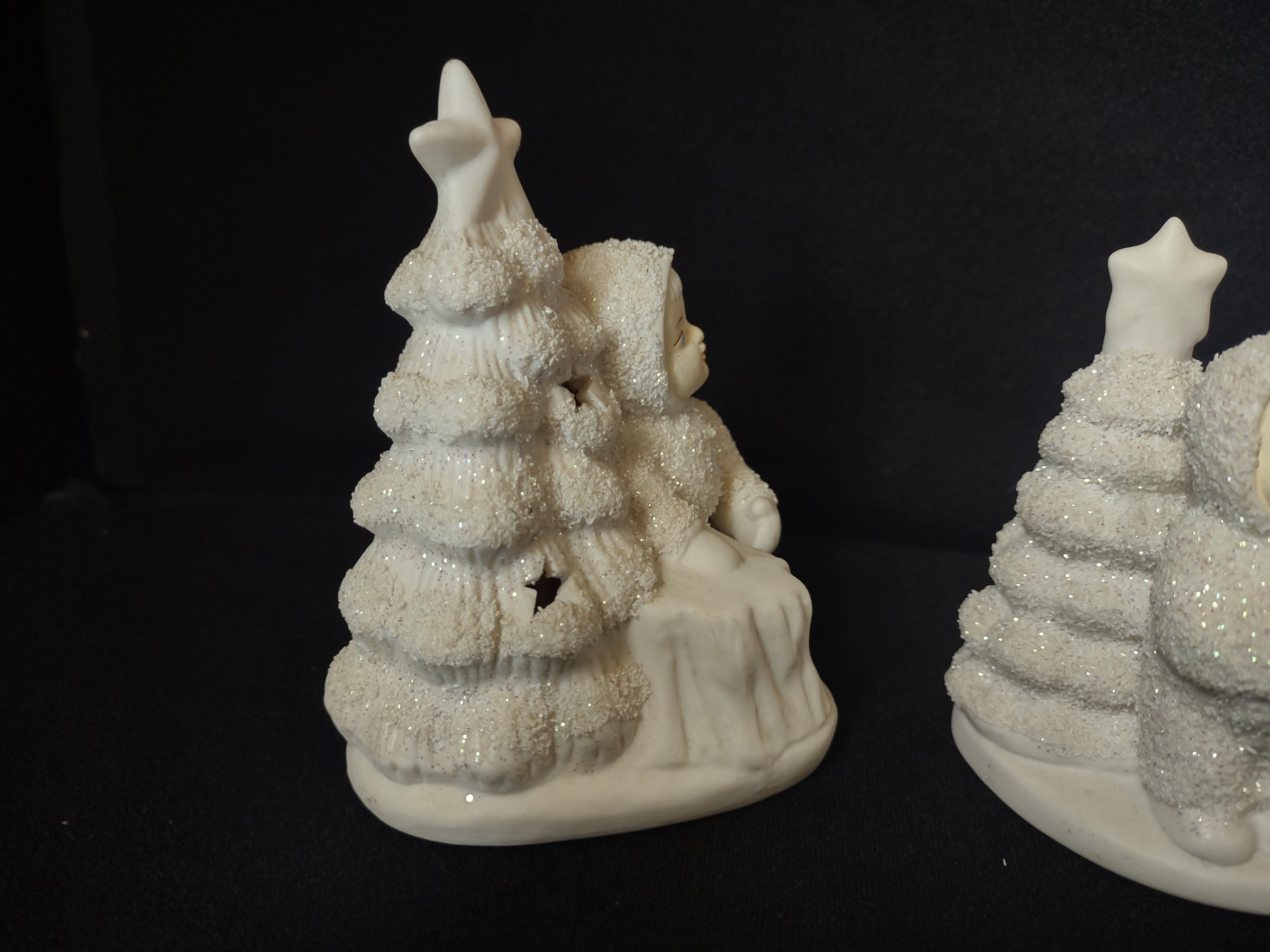Lot of 3 Snowbabies Candle Holder (lot 1580)