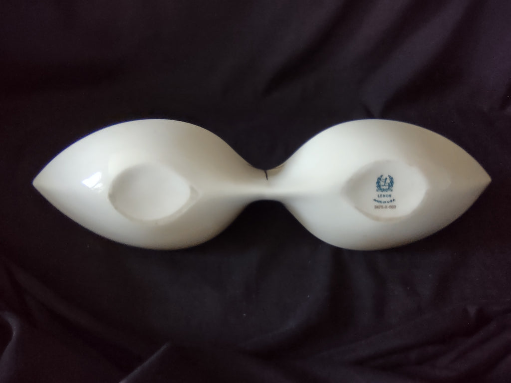 Vintage Lenox Double Condiment Serving Dish (lot 1982)
