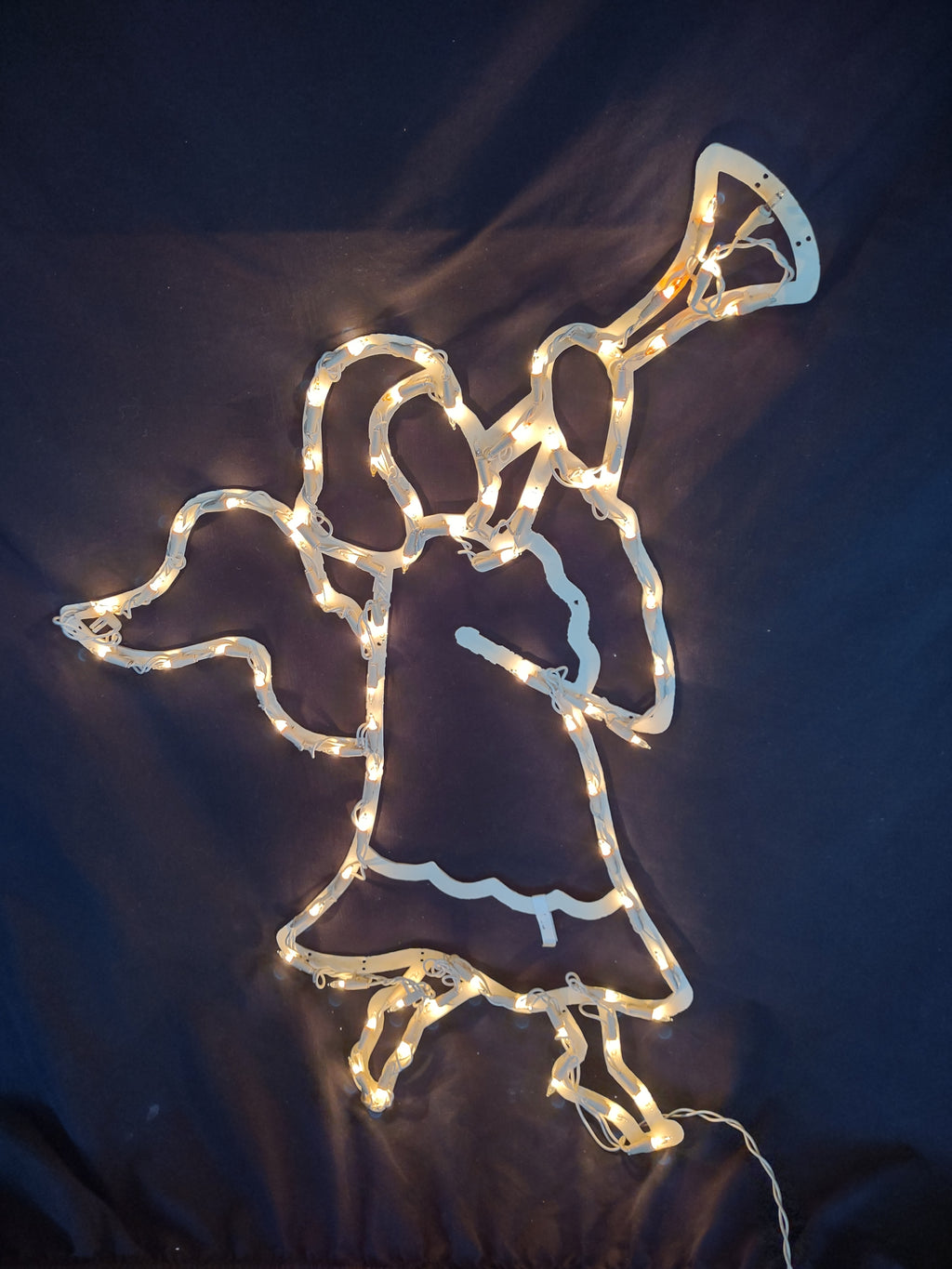 Vintage Christmas Angel Window Light Sculpture 30" (lot 3154c)
