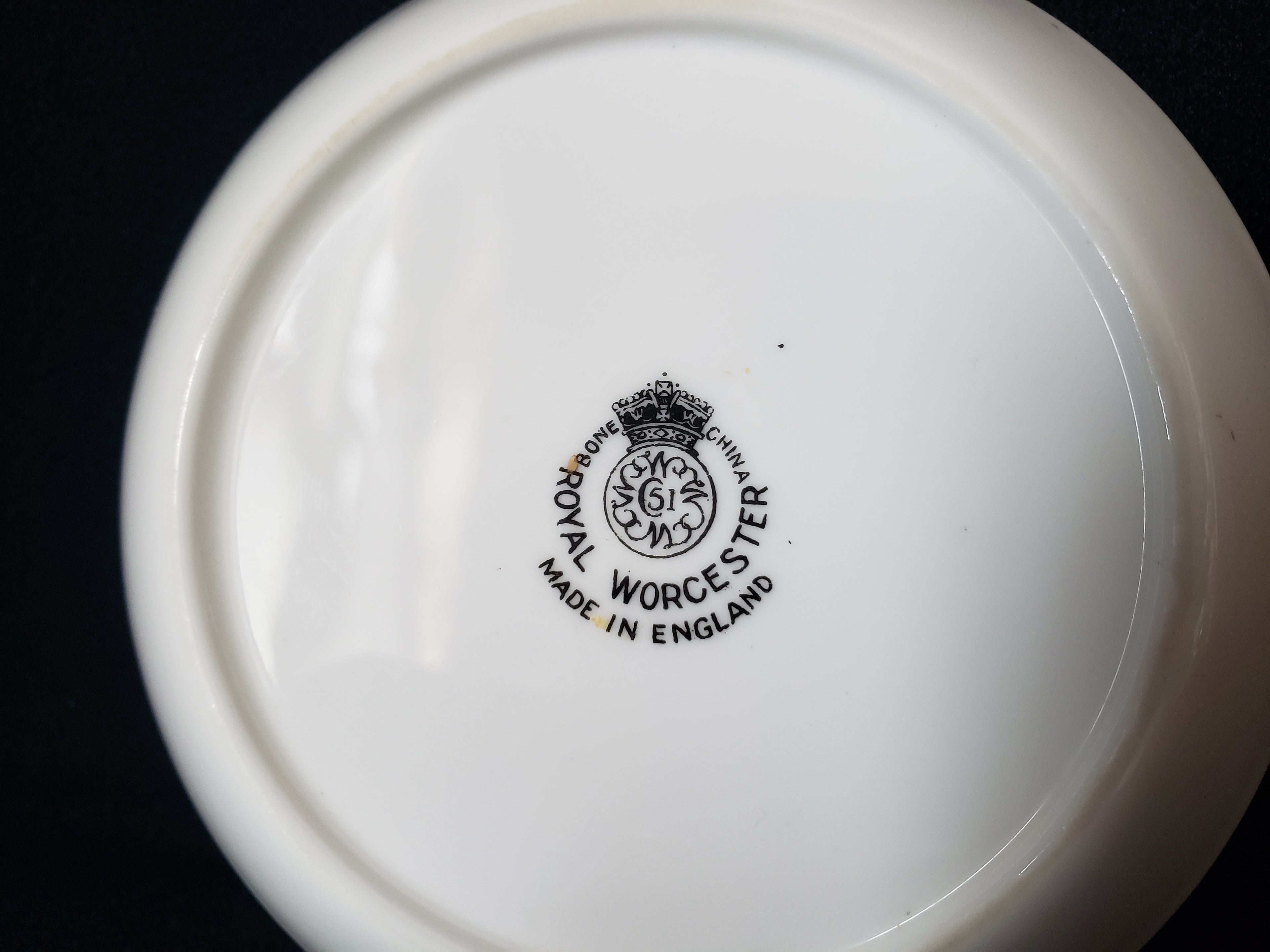 Vintage Royal Worcester Coaster Small Plate 4" (lot 2072)