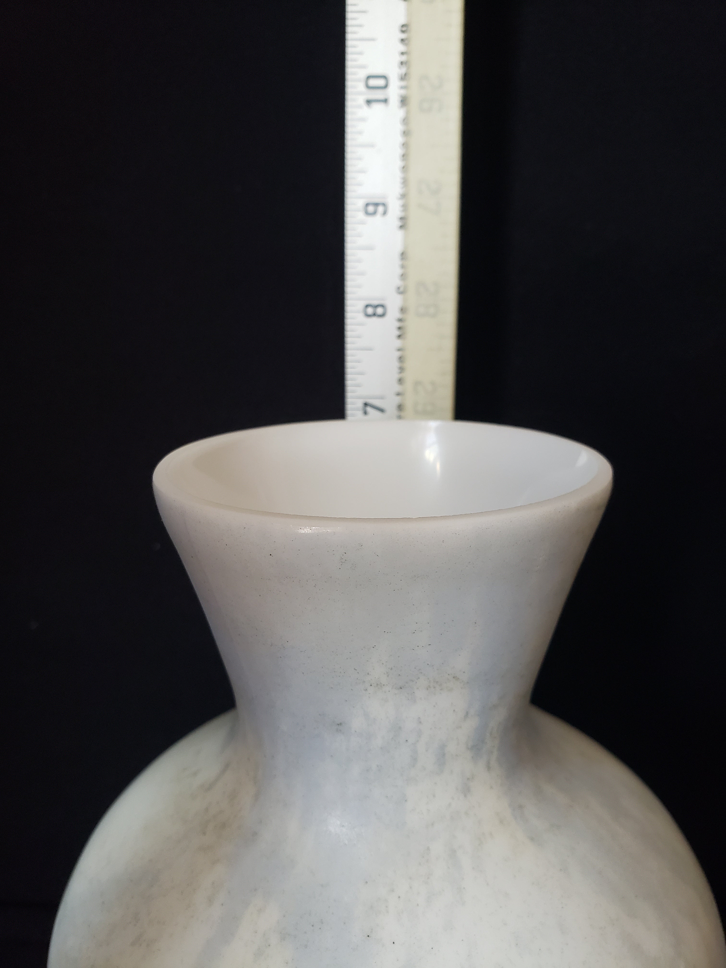 Vintage Westmoreland Milk Glass Vase 7-1/4" (lot 2222)