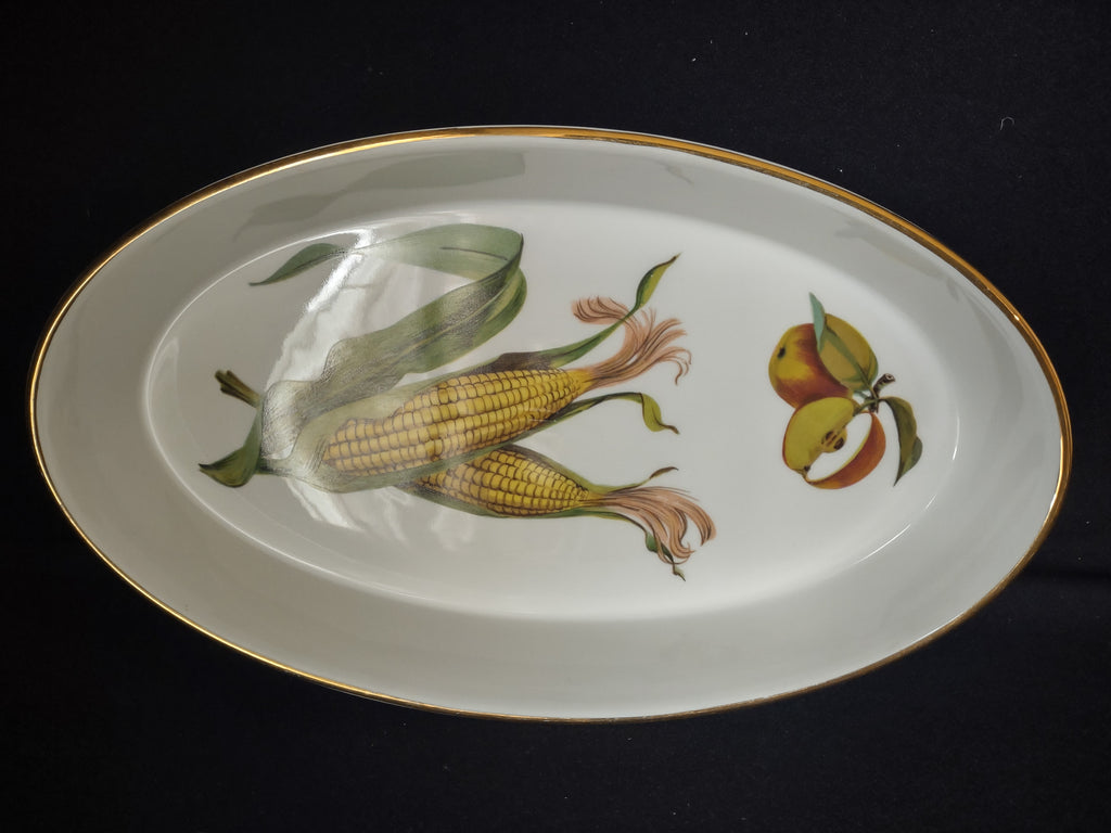 Royal Worcester Evesham 12" Oval Baking Dish Oven to Table (lot 2769)