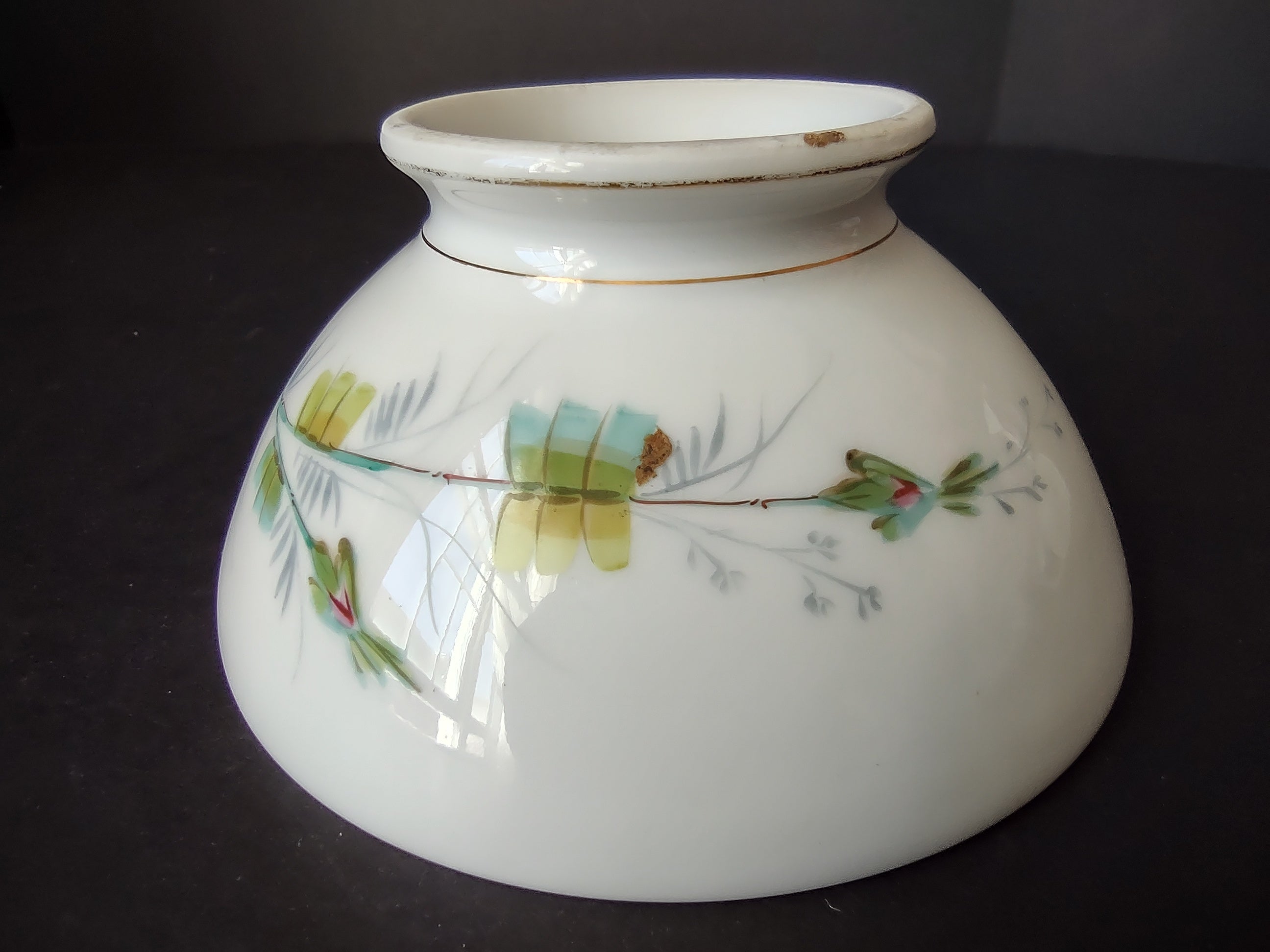 CFH Limoges French Shabby Cottage Chic Bowl Floral (lot 1127)