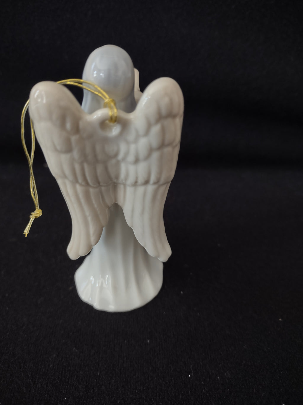 Vintage 1985 Christmas Ornament Flavia Angel Harp (Lot 4135)
