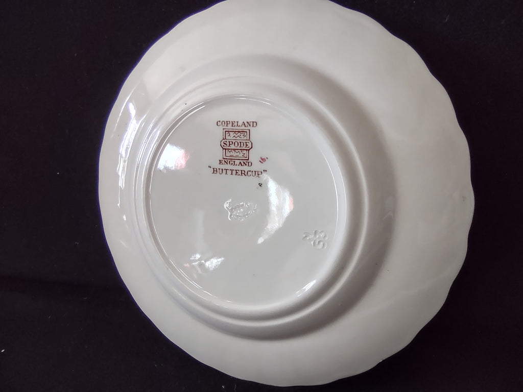 Vintage Spode Buttercup Small Plate x 4 English Countryside Ironstone (lot 5743)