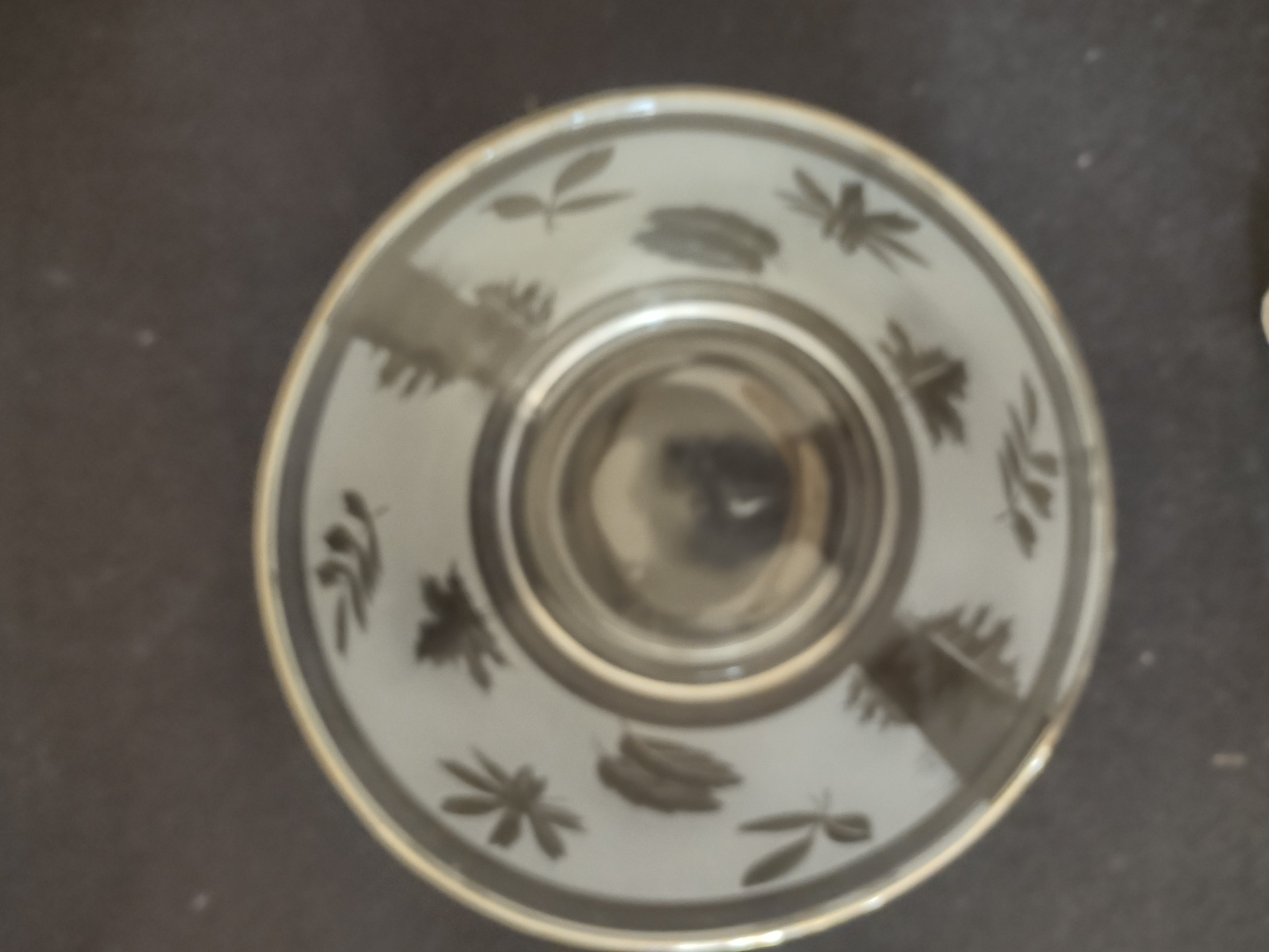 Vintage Libbey Silver Leaf Foliage Ice Bucket With Tongs (Lot 3225)
