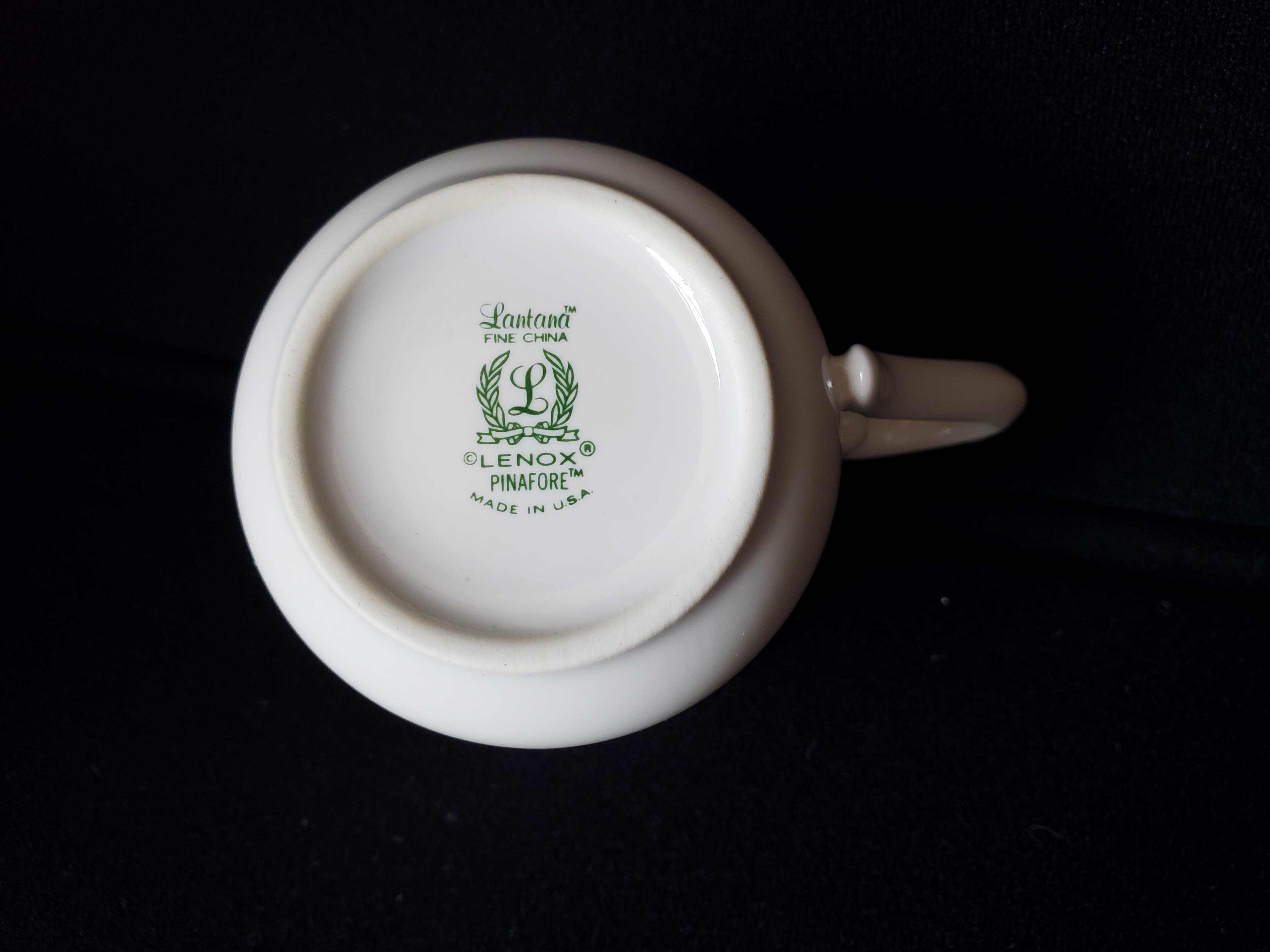Vintage Lenox Lantana Pinafore Tea Cup with Saucer (lot 1936)