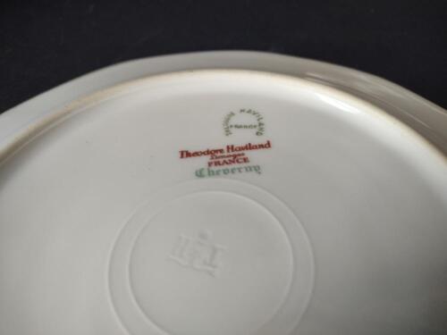 lot 794 Haviland Limoges 4 x Cheverny Luncheon Plate 8-1/2" Floral