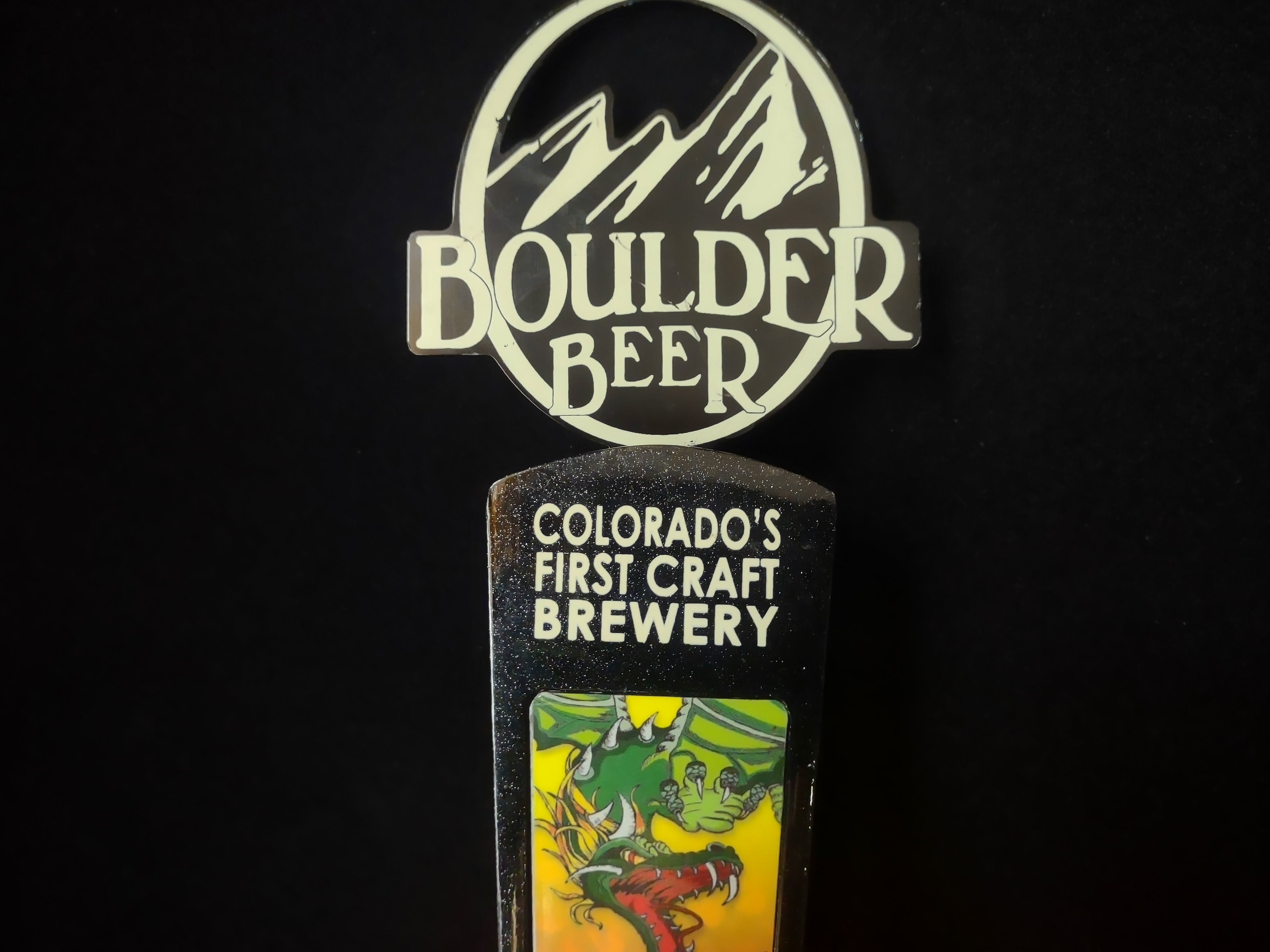 Boulder Colorado Dragonhosen Imperial Octoberfest Beer Tap Handle (lot 1728)