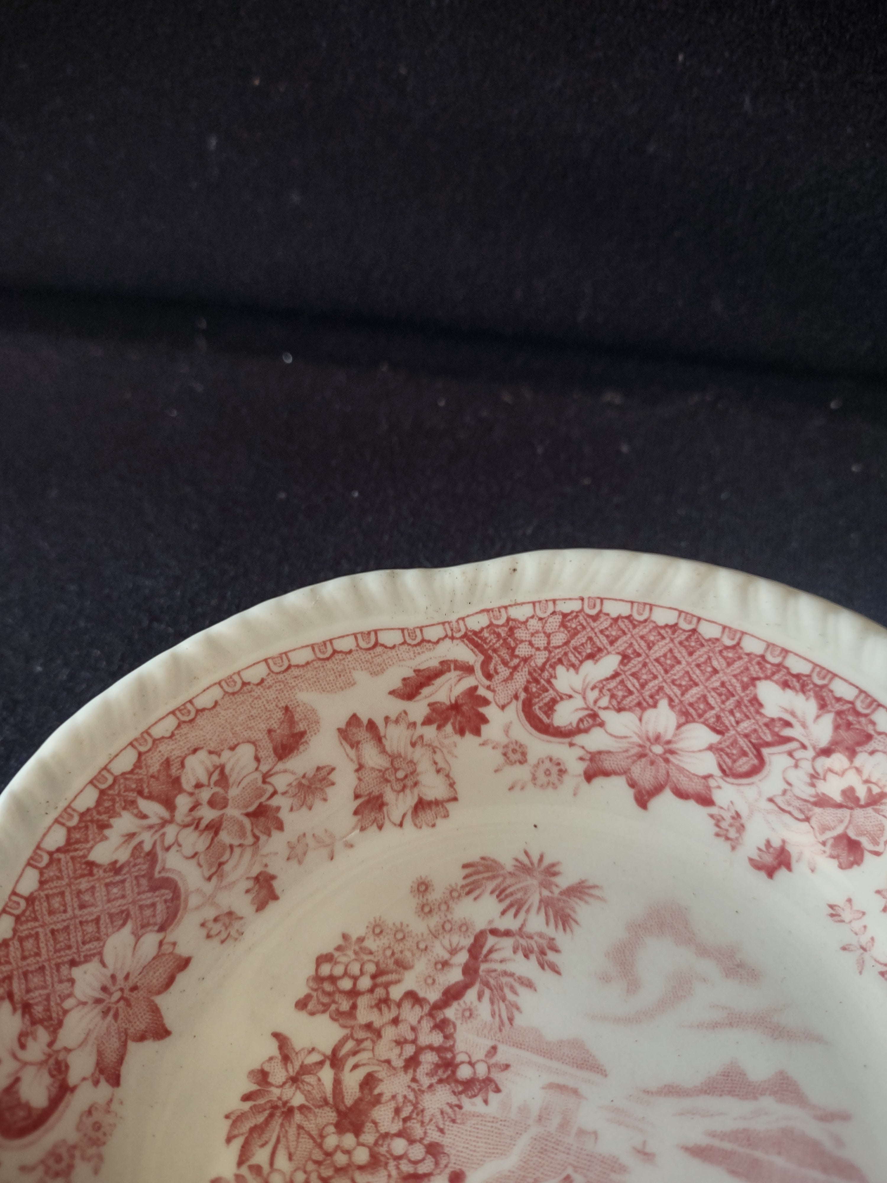Vintage Wood Sons 5" Dessert Berry Bowl Seaforth Pink (Lot 5678)