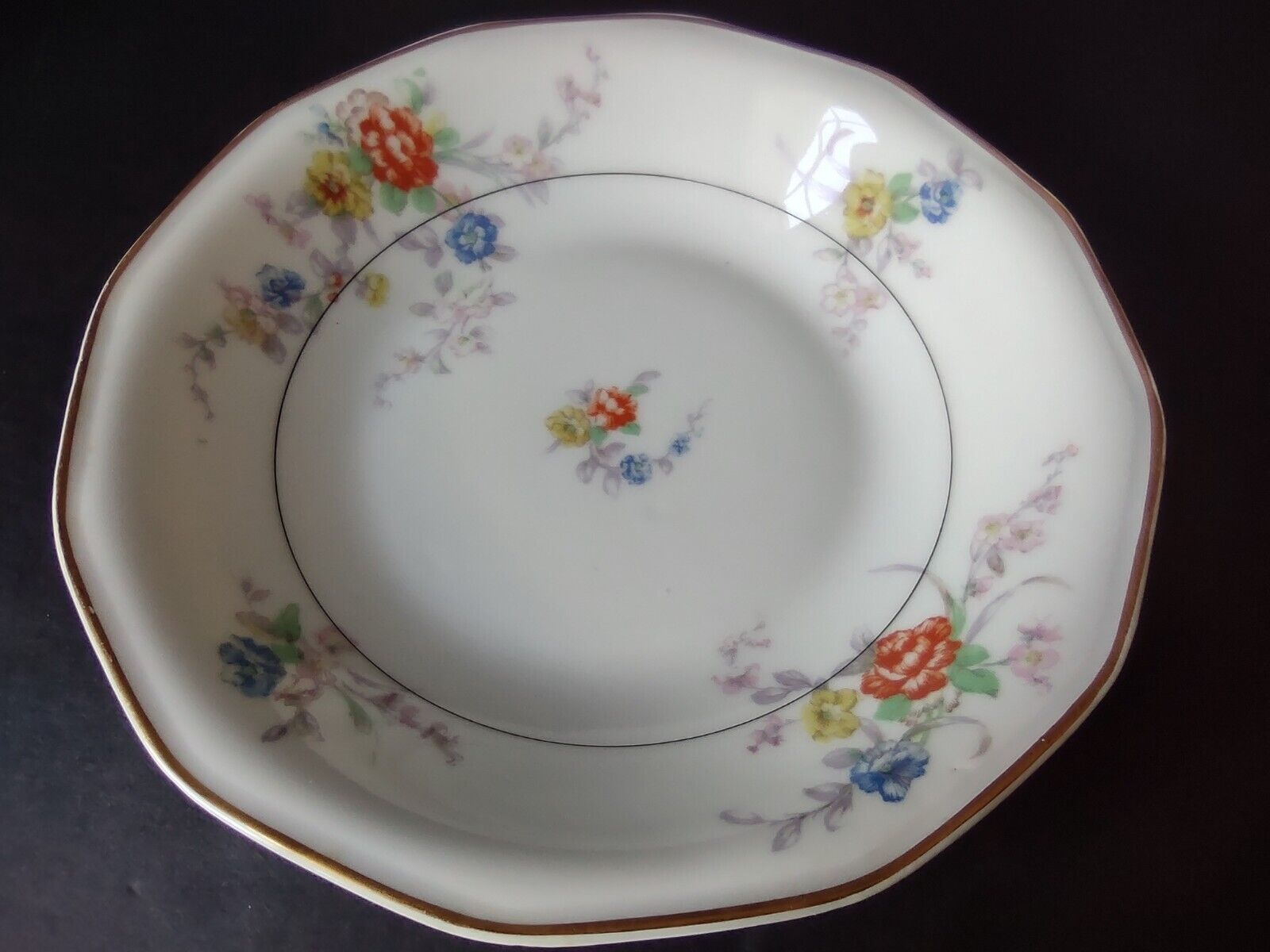 Haviland Limoges White Jewel 8 x Cream Soup Bowl Floral (lot 799')