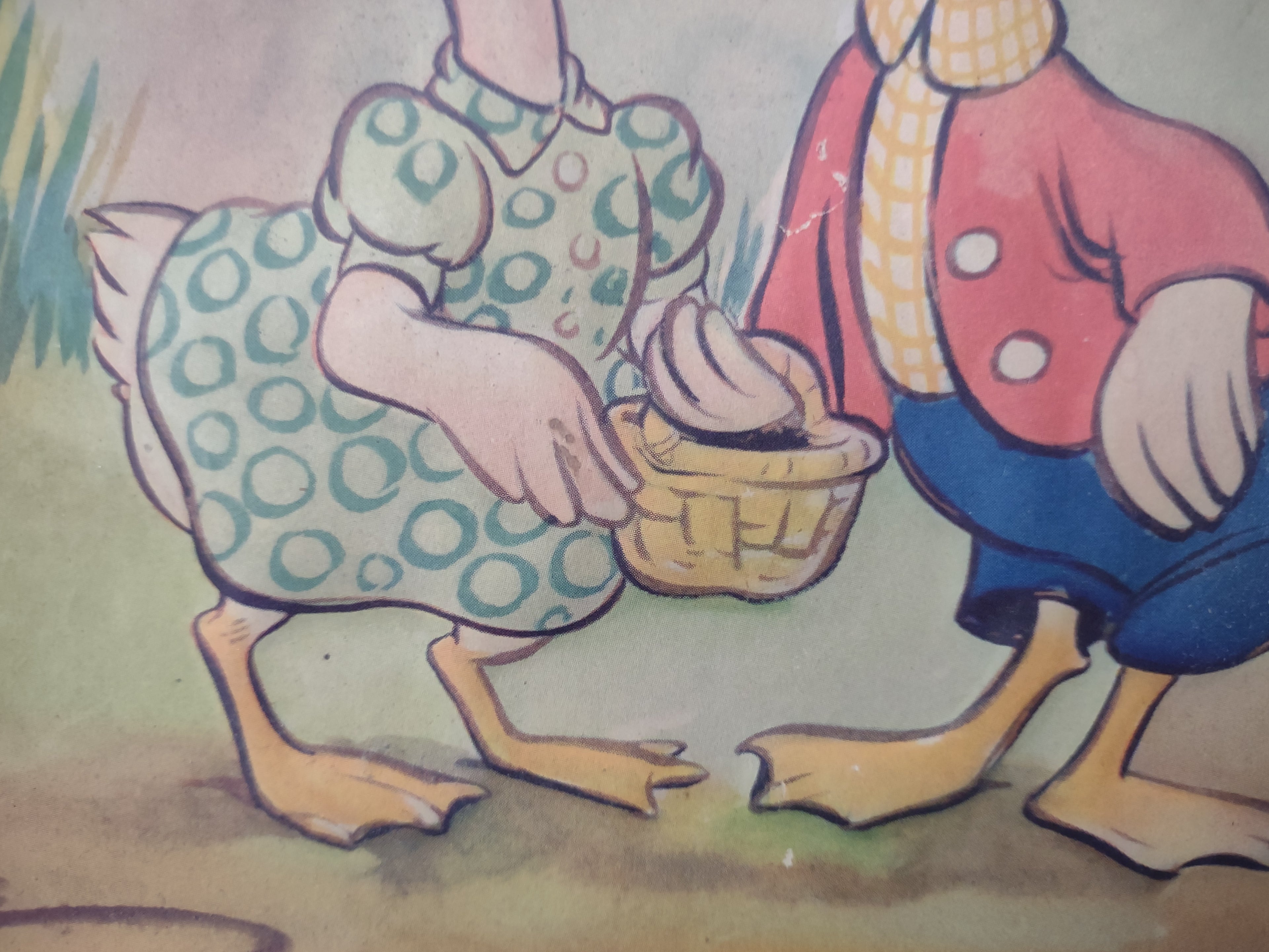 Vintage Raised Picture Lulu and Jimmie Wiblewobble (lot 3156t)