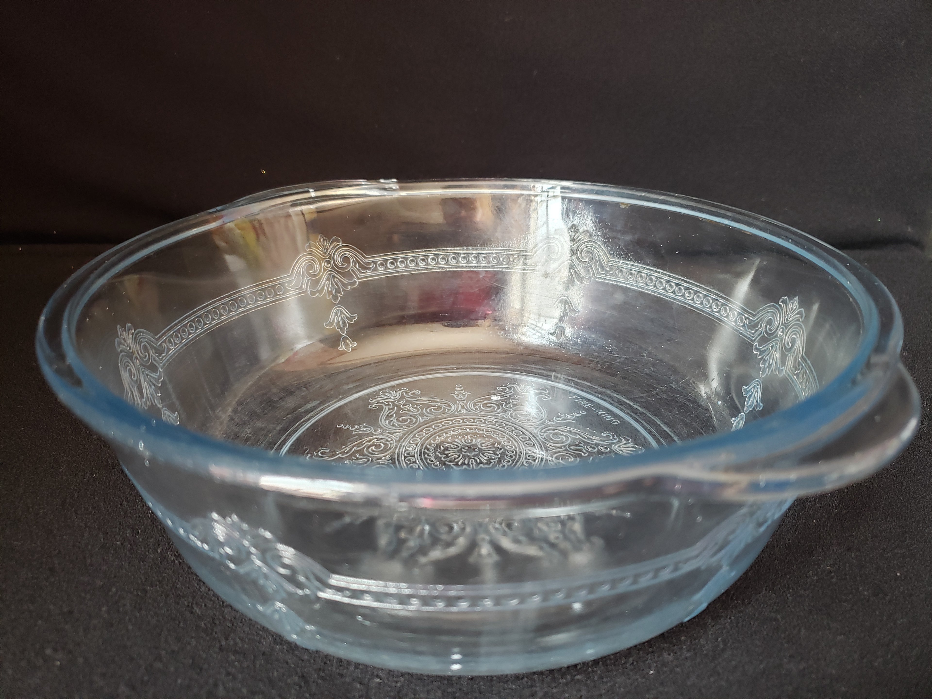 Vintage Fire King Sapphire Blue Philbe 8" Casserole Dish NO LID (2150)