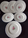 Spode Countryside Jewel Billingsley Rose Dessert Plate Ironstone CRAZING(Lot5788