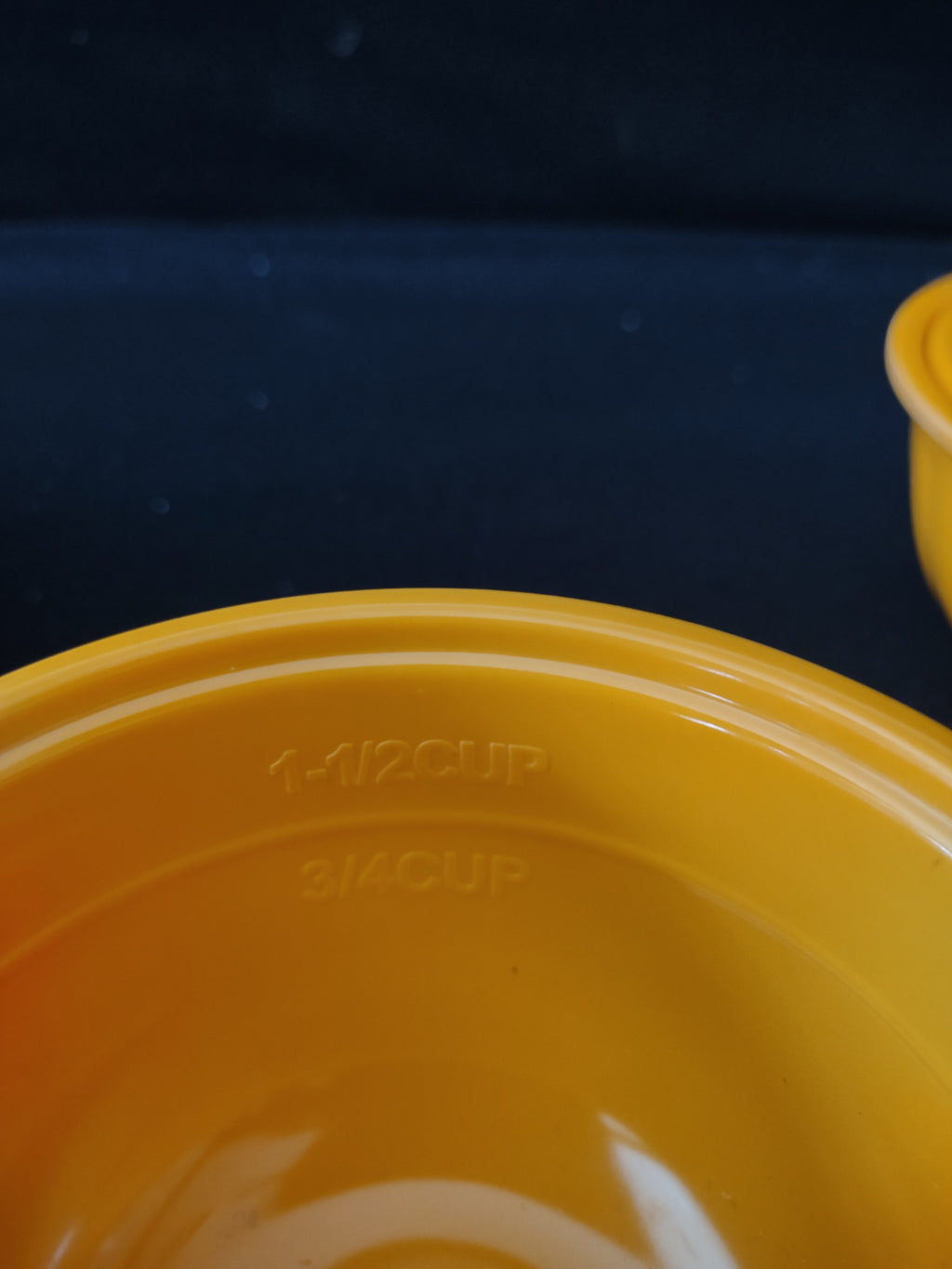 Halloween/Harvest Orange Plastic Measuring Cups (Lot 3129)