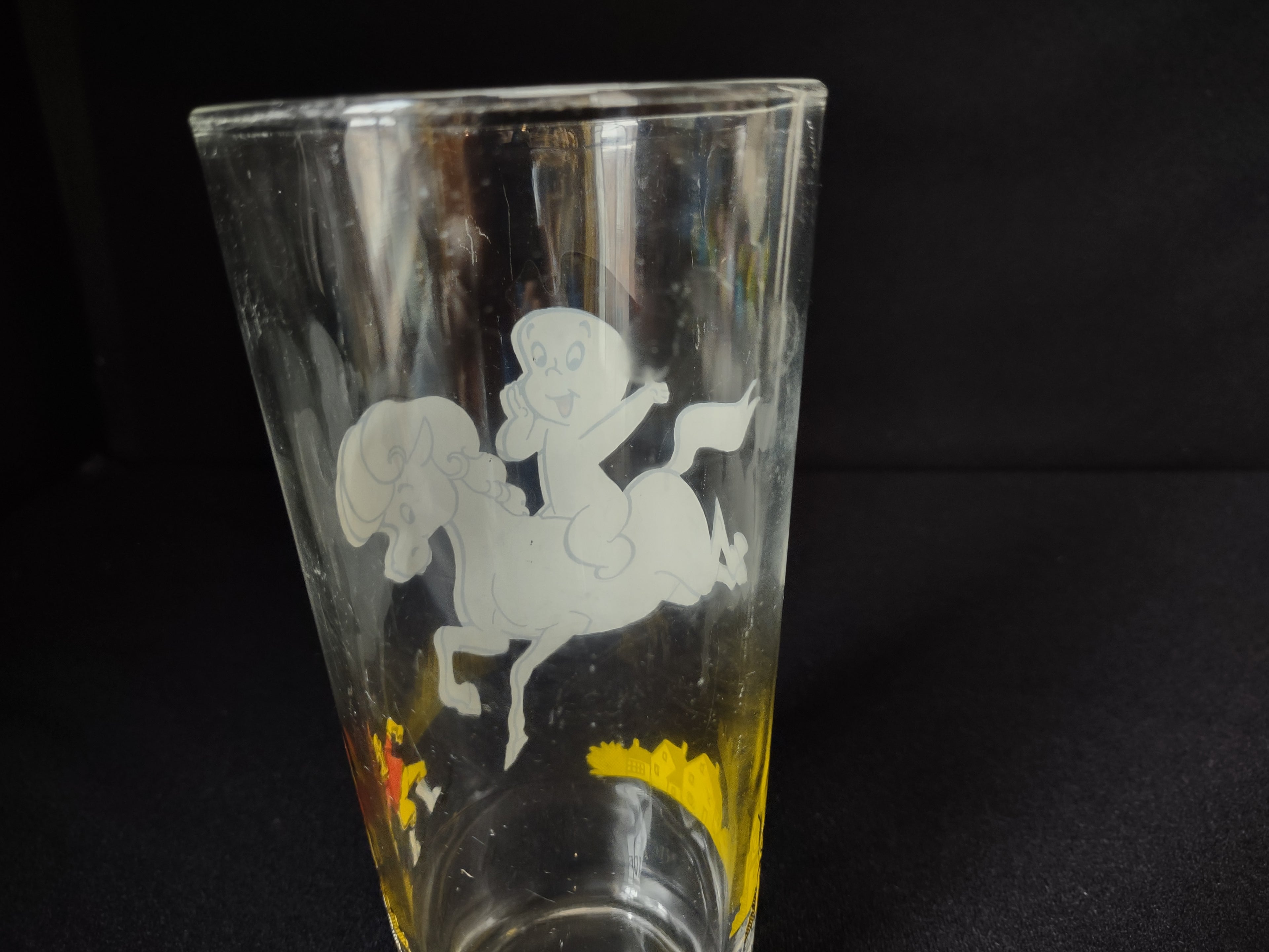 Drinking Glass Casper and Nightmare's Midnight Ride Arbys (lot 1540)