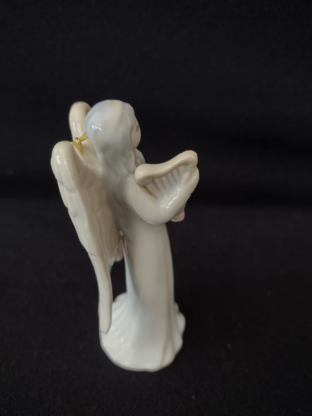 Vintage 1985 Christmas Ornament Flavia Angel Harp (Lot 4135)