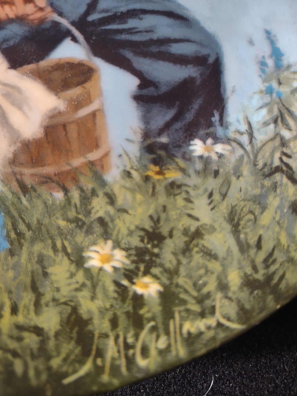 Vintage Mother Goose Collector Plate 8th Issue Jack And Jill (Lot 5116)