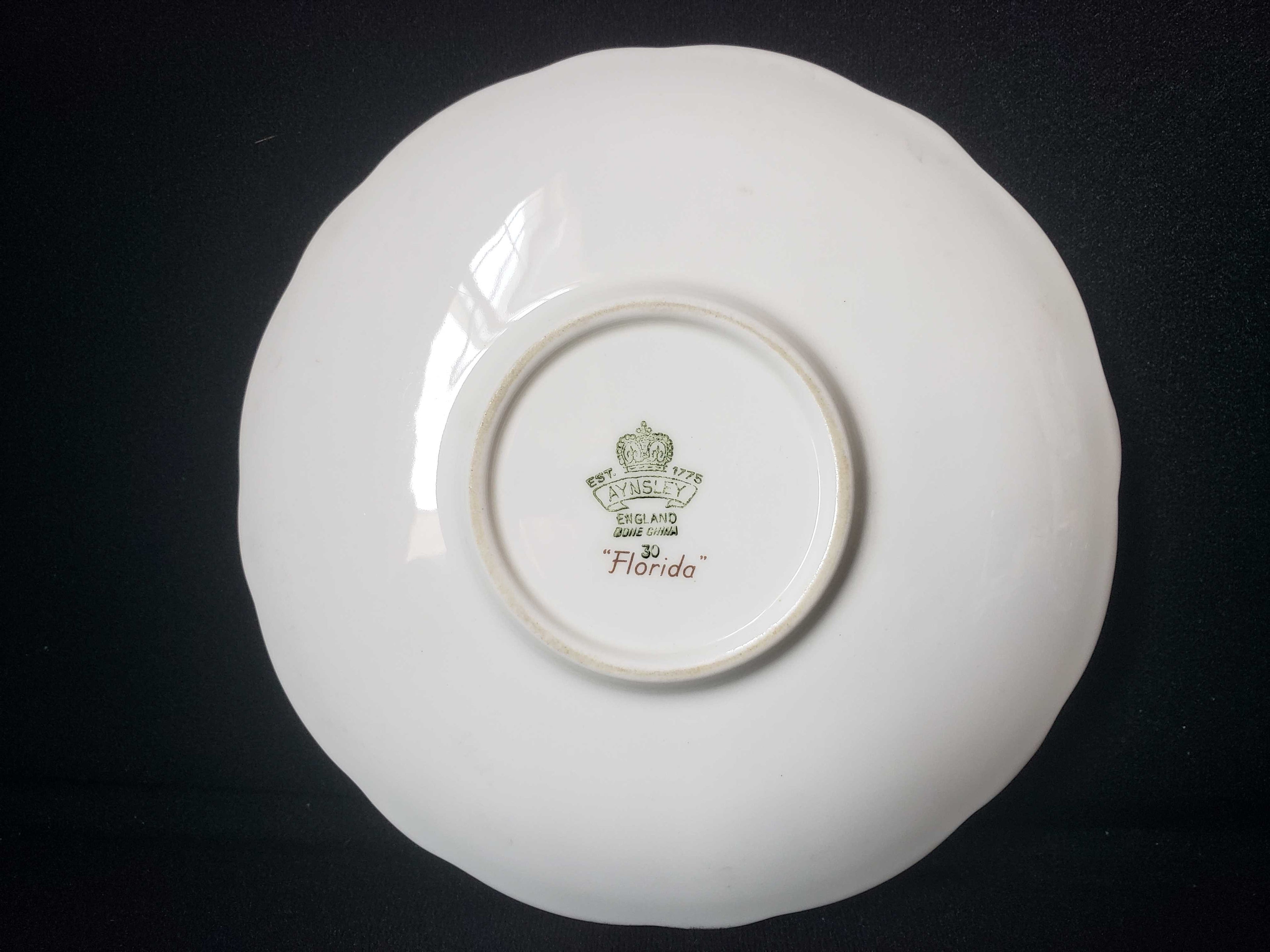 Vintage Aynsley Florida Saucer ONLY (2007)