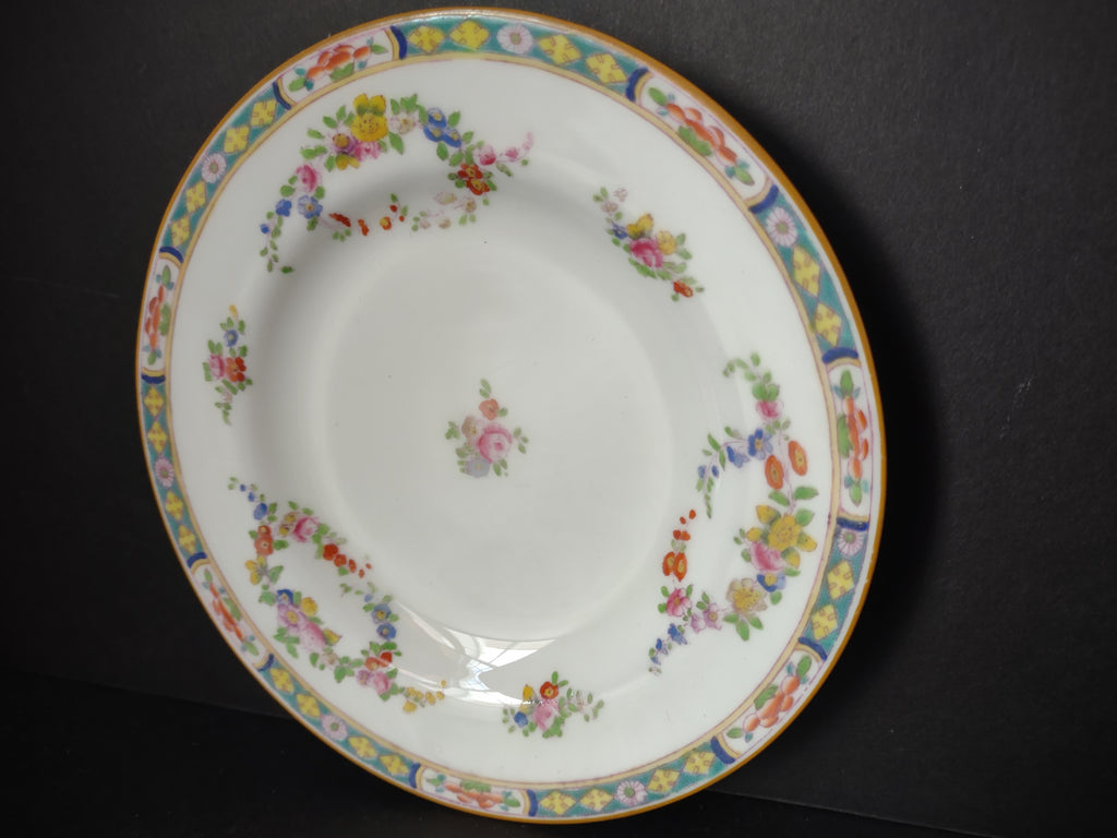 Vintage Minton Rose Yellow Trim Brad Butter Plate x 6 Bone China (lot 5484)