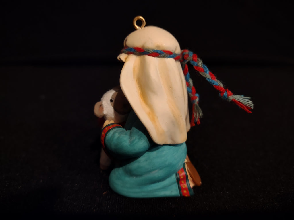 Hallmark 2004 Christmas Ornament Shepherd Boy Godchild with Lamb (lot 2444)