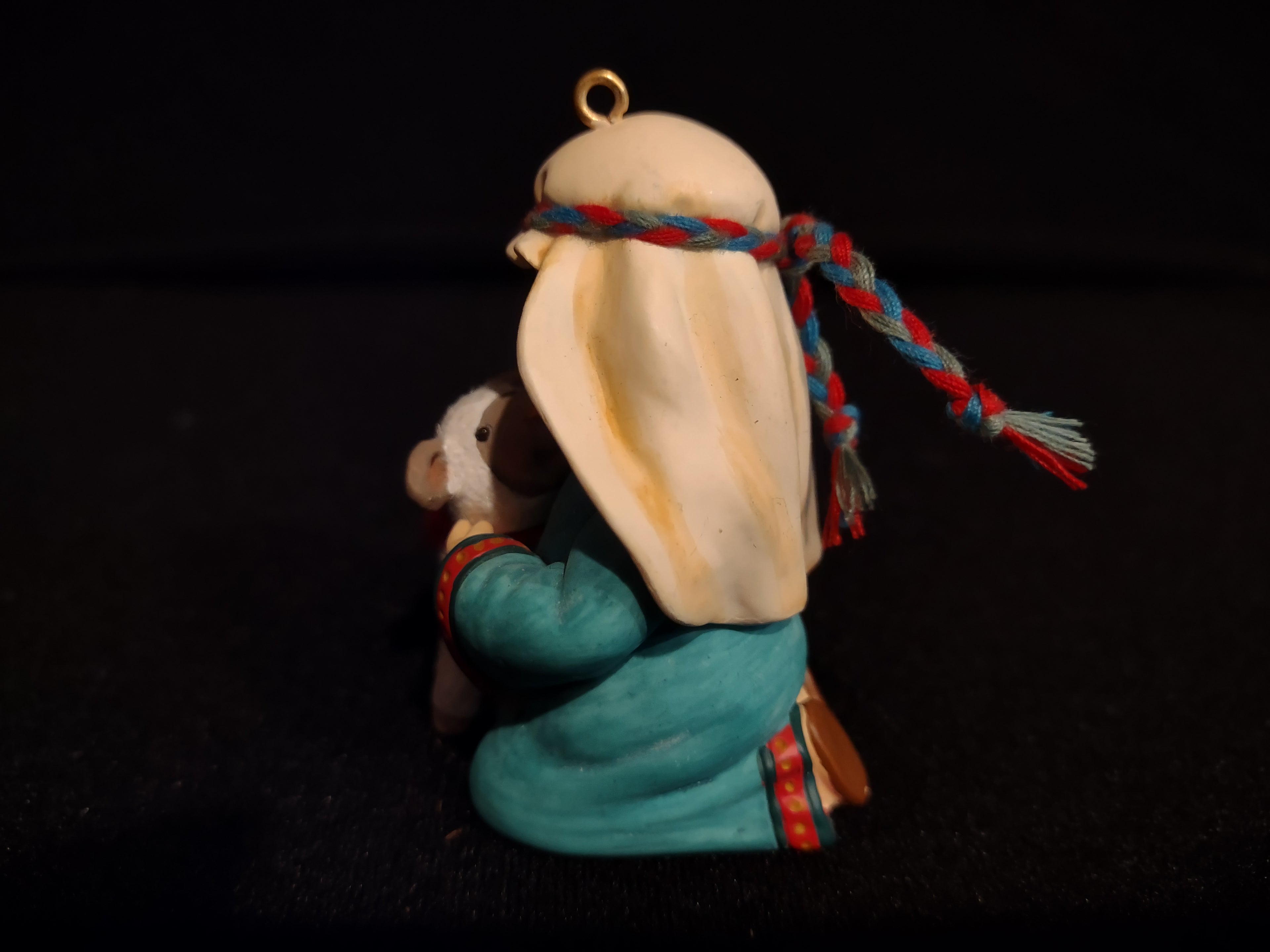 Hallmark 2004 Christmas Ornament Shepherd Boy Godchild with Lamb (lot 2444)
