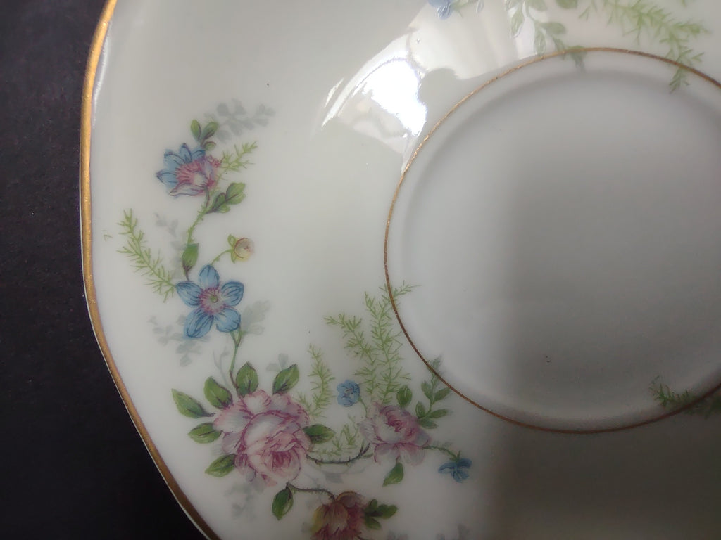 Haviland Limoges Fleurette Saucer ONLY Floral (lot 810)