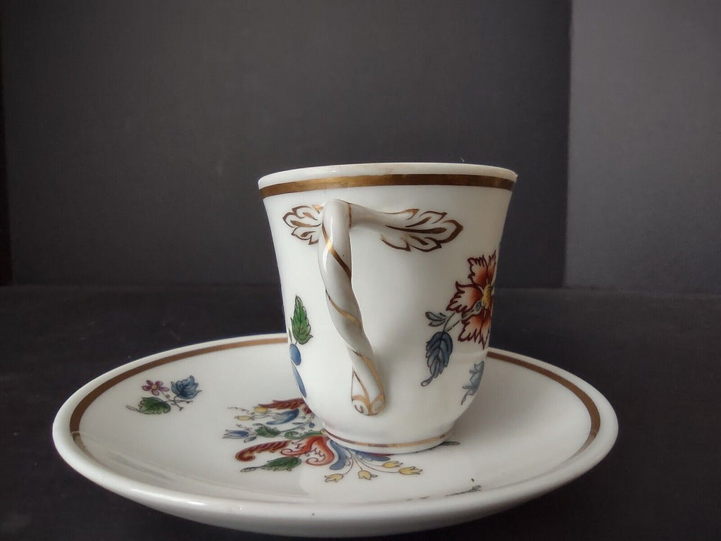 Vintage Demitasse Ginori Italy Espresso Small Coffee Cup Pittoria (lot 520)
