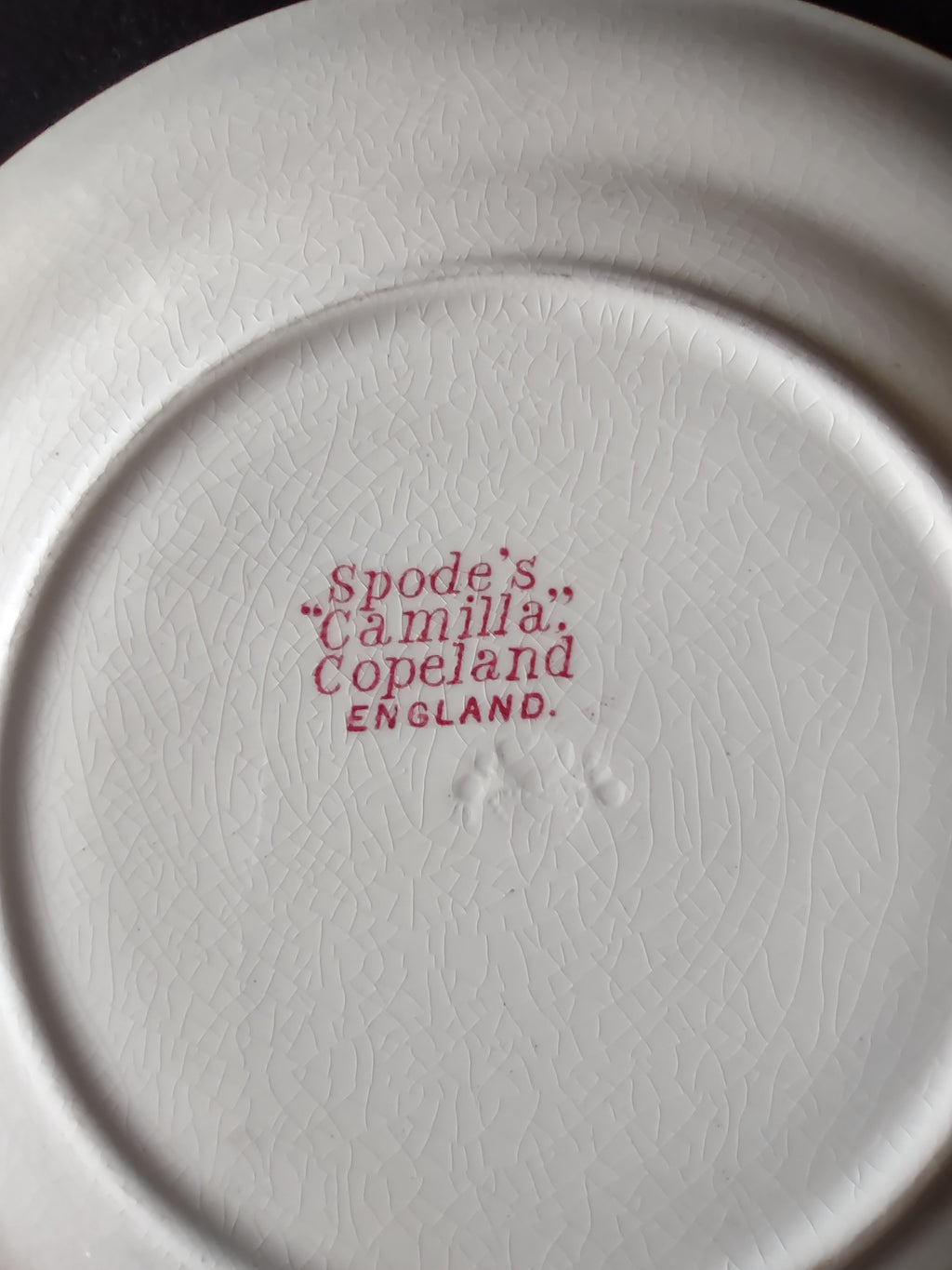Vintage Spode Dessert Plate Camilla English Ironstone Set Of 4 (Lot 5795)