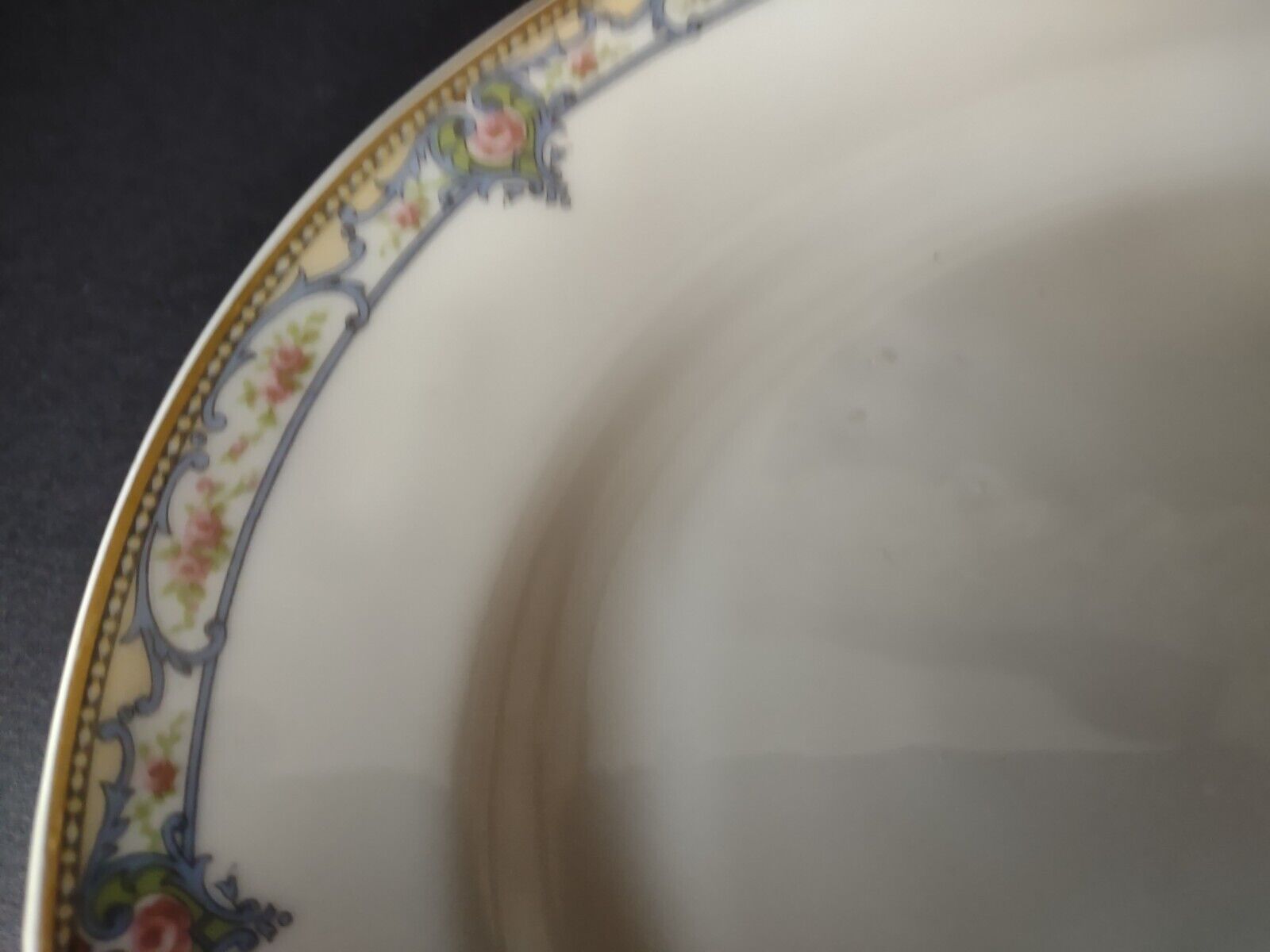 Haviland Limoges Gold Trim Serving Platter 13-1/2" (lot 341)