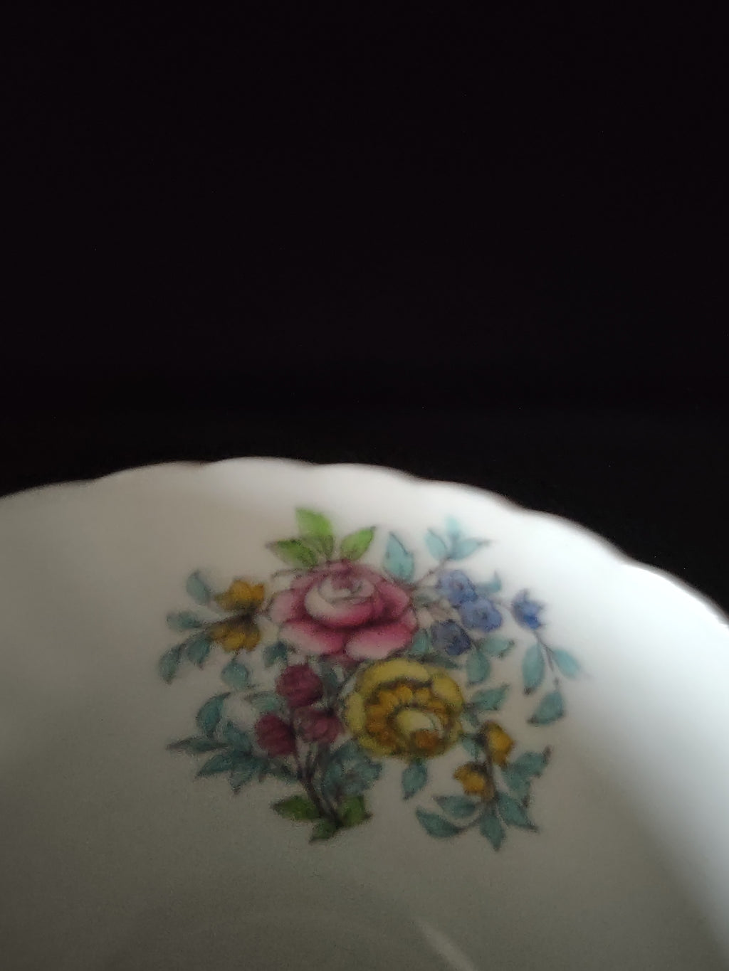 Vintage Minton Ardmore Teacup Bone China Leaf Floral Gold Set Of 2 (Lot 5494)