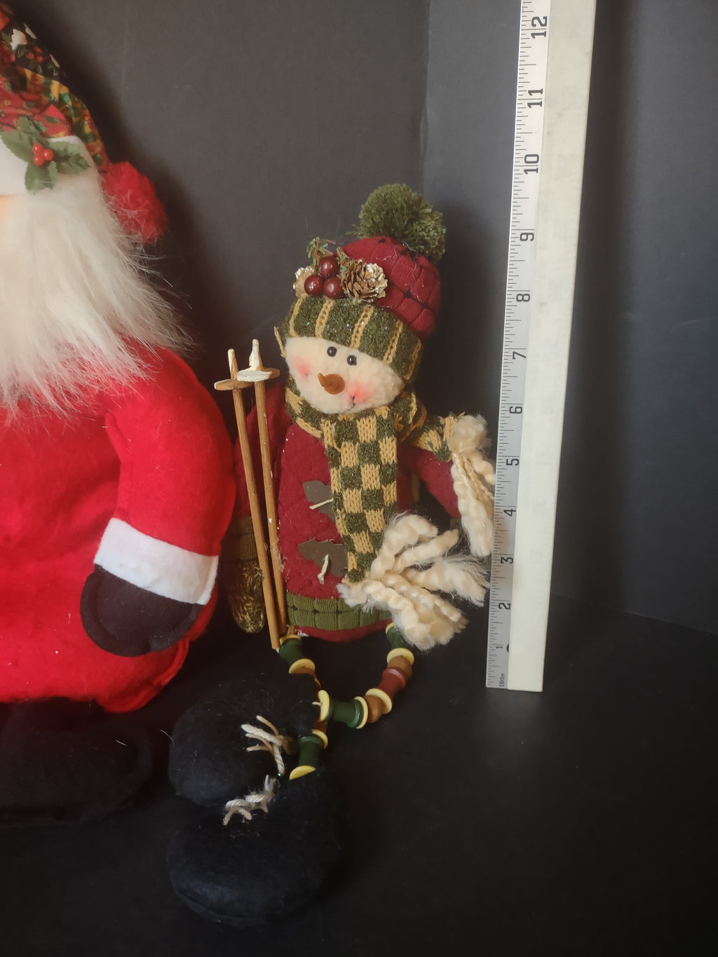 Set of 3 Santa Snowman Christmas Decor (lot 1510)