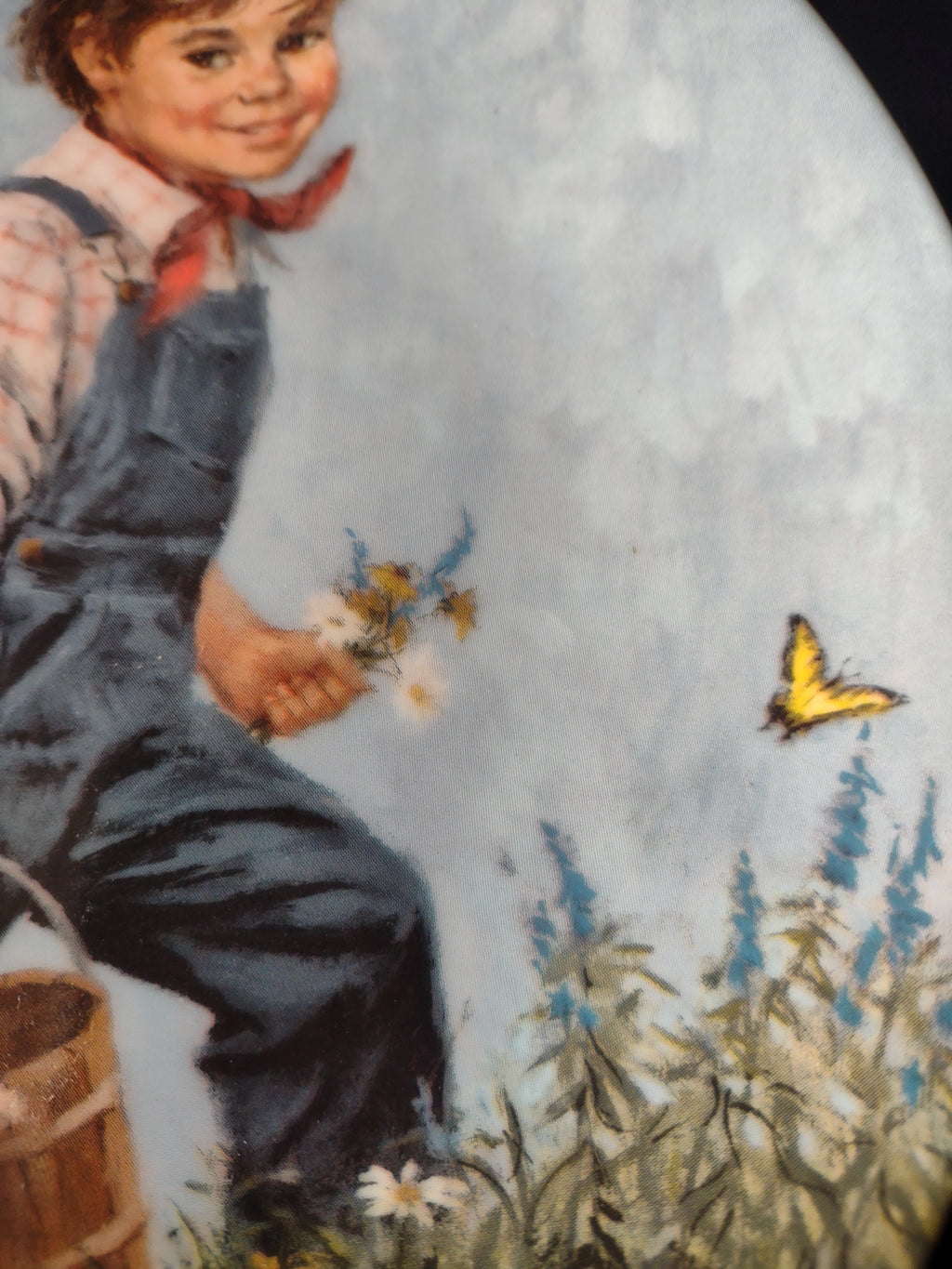Vintage Mother Goose Collector Plate 8th Issue Jack And Jill (Lot 5116)