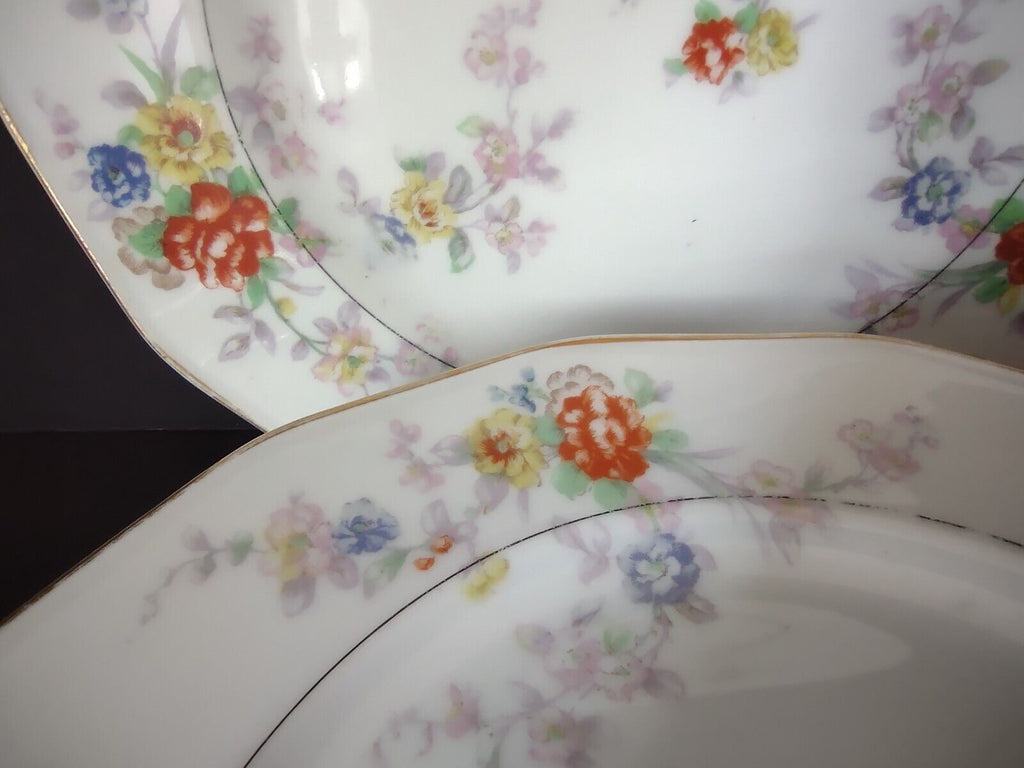 Haviland Limoges White Jewel 6 x Luncheon Salad Plate 8-1/2" Floral (801)