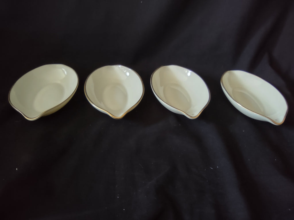 Vintage Lenox Set of 4 Condiment Serving Dishes (lot 1990)