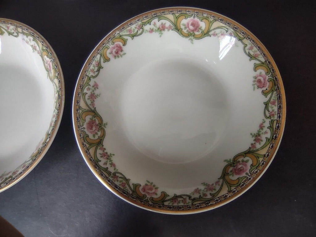 Haviland Limoges France 5 x Bowl 5" Rose Design (lot 606)