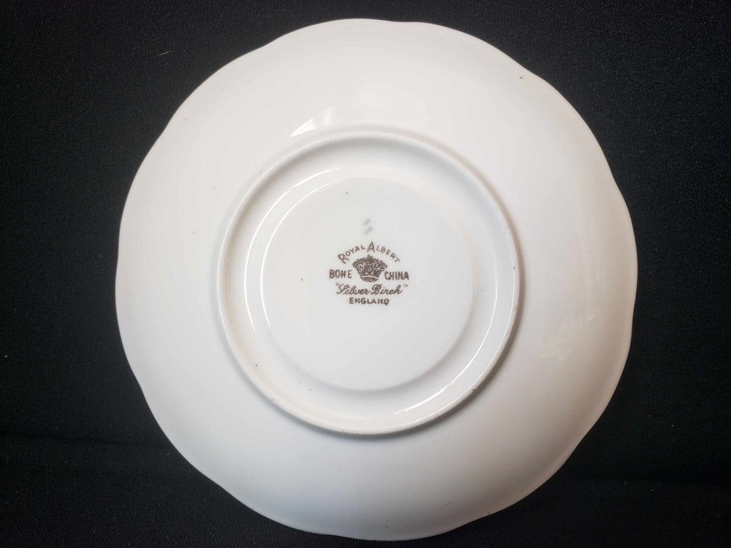 Vintage Royal Albert Bone China Silver Birch Saucer ONLY (lot 2015)